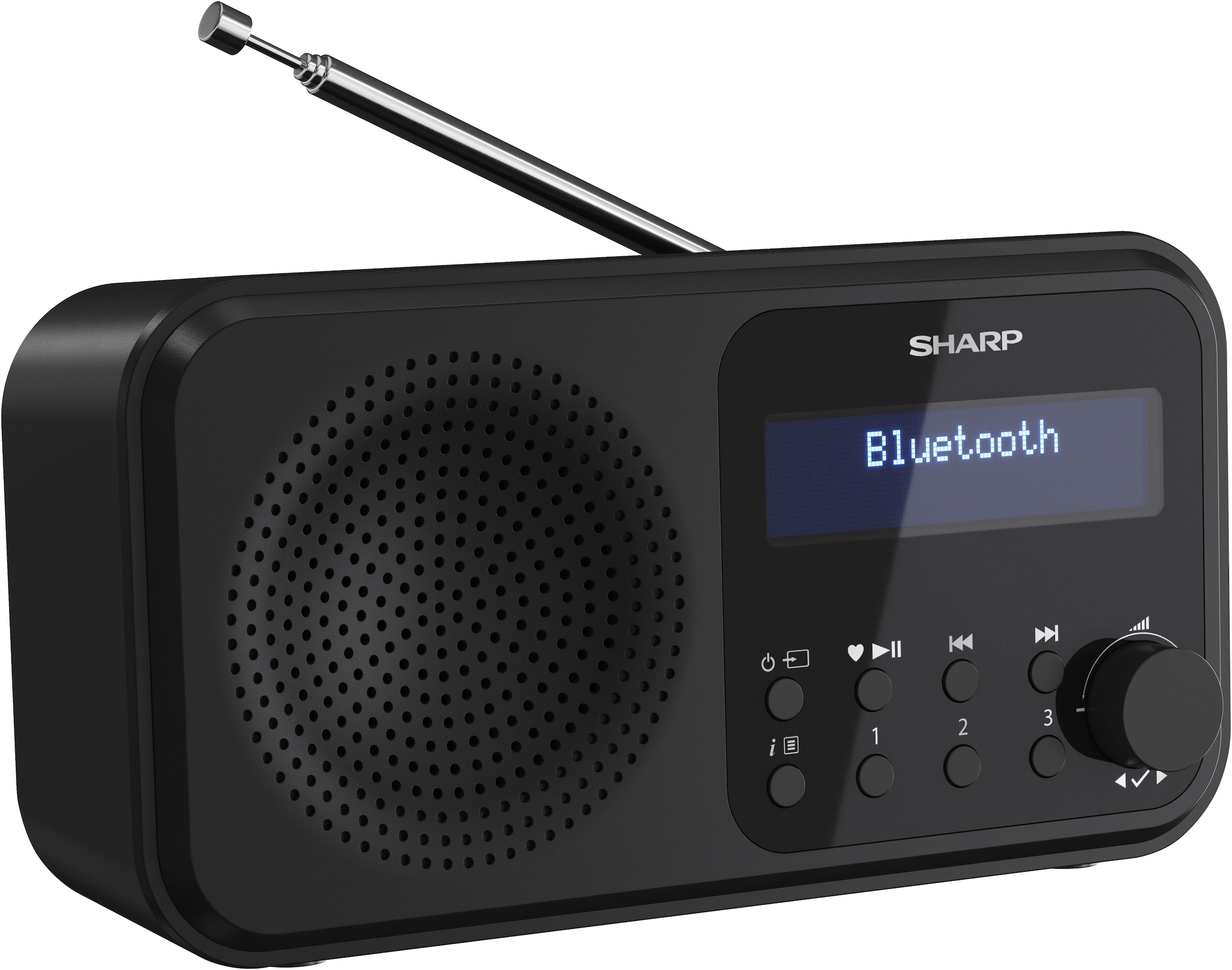 Sharp Radio »DR-P420«, (Bluetooth-A2DP Bluetooth-AVRCP Bluetooth Digitalradio (DAB+)-FM-Tuner mit RDS 2 W)