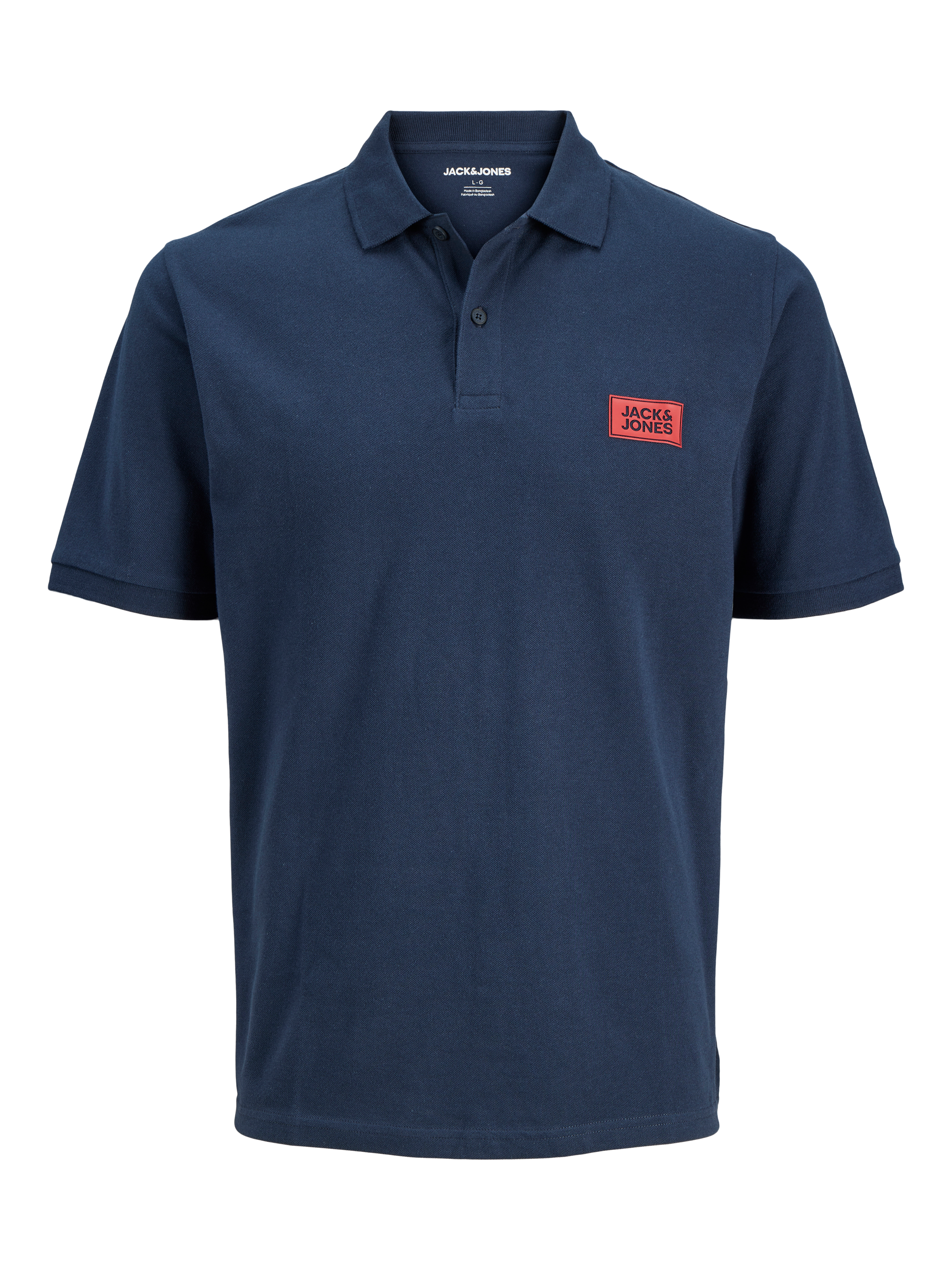 Jack & Jones PlusSize Poloshirt »JJRUSH POLO SS PLS« Baumwolle, regular fit