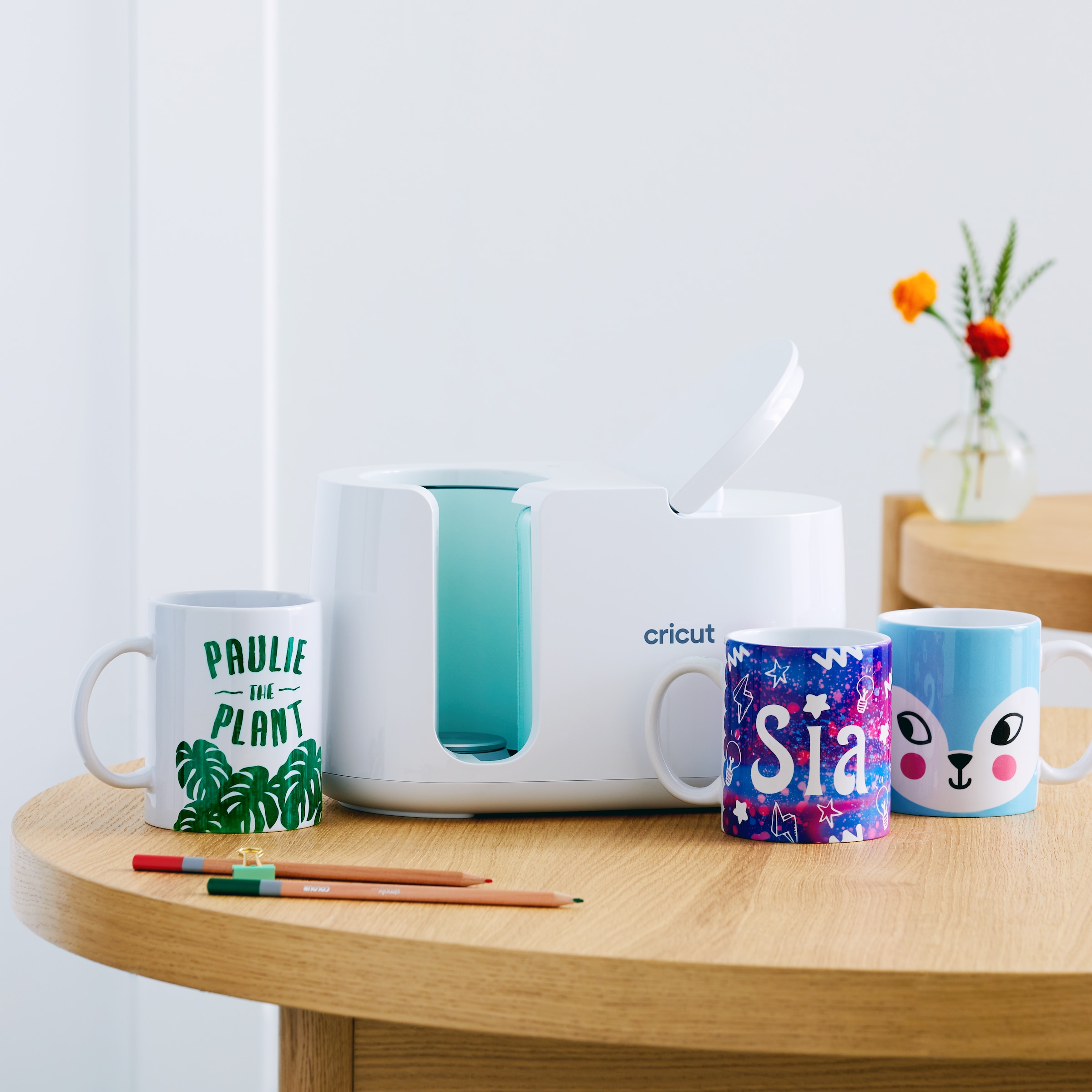 Cricut Transferpresse »Cricut Mug Press Starter Bundle« Tassenpresse mit Zubehör für personalisierte Tassen