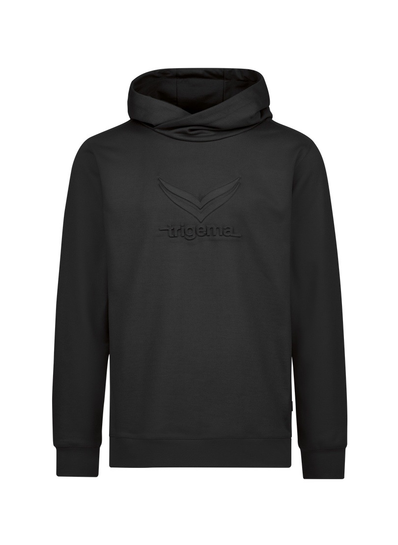 Trigema Kapuzensweatshirt »TRIGEMA Kapuzenpullover mit großem 3D-Motiv«