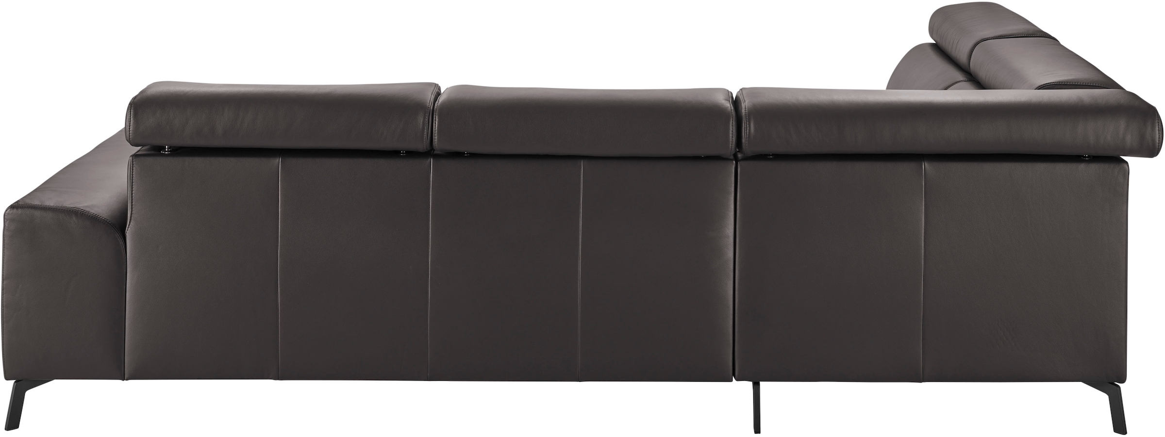 3C Candy Ecksofa »Greve modern und bequem, inkl. manueller Kopfteilverstellung, L-Form«, wahlweise mit motorischem Sitzvorzug