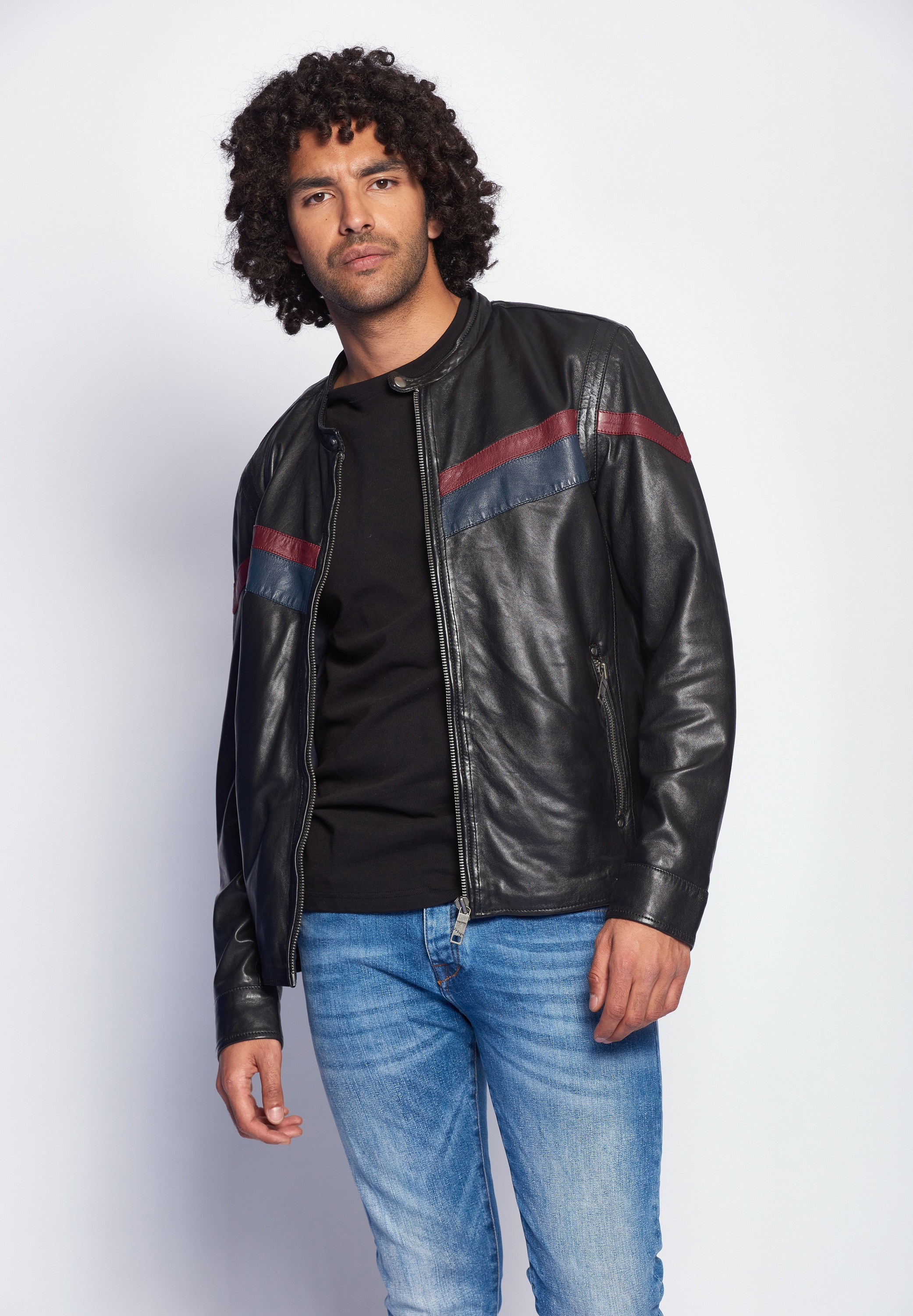 Maze Lederjacke »Lederjacke Vail«