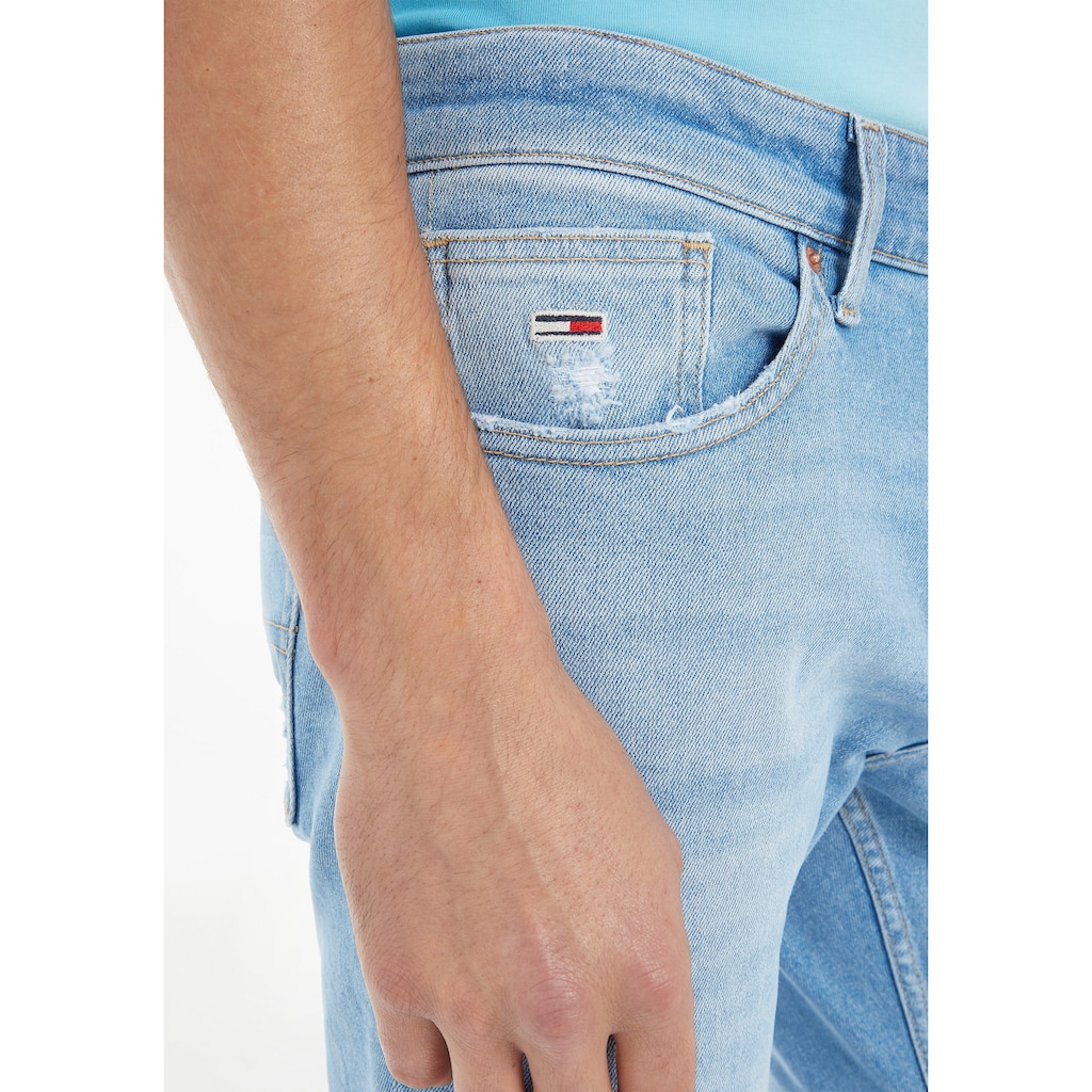 Tommy Jeans Slim-fit-Jeans »AUSTIN SLIM TPRD BG7114«, mit Markenlabel