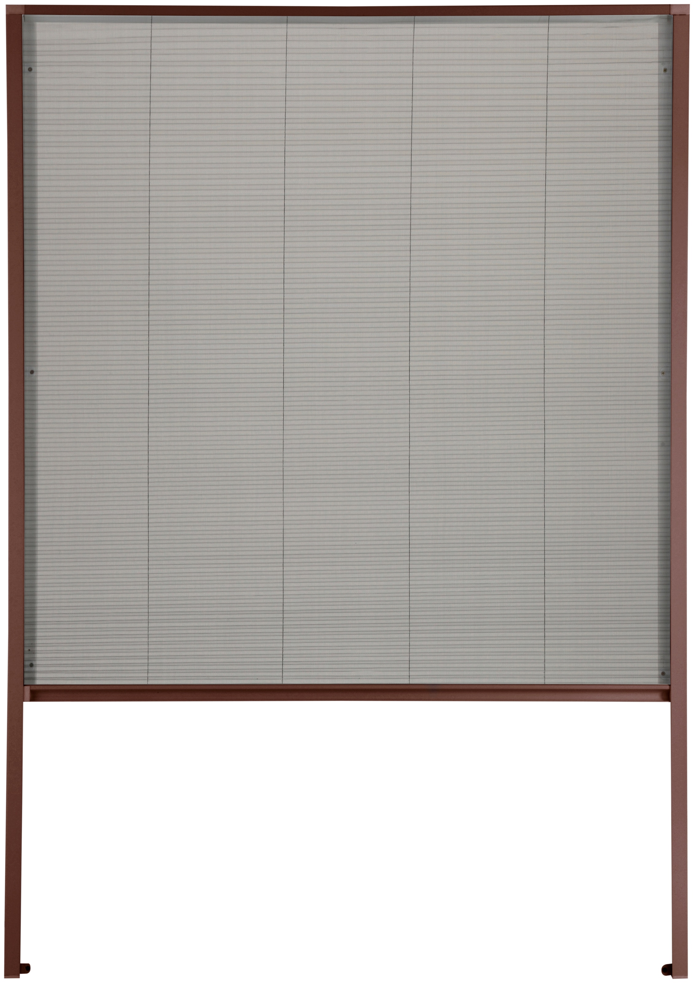 Insektenschutzrollo »für Dachfenster«, transparent, braun/anthrazit, BxH: 110x160 cm