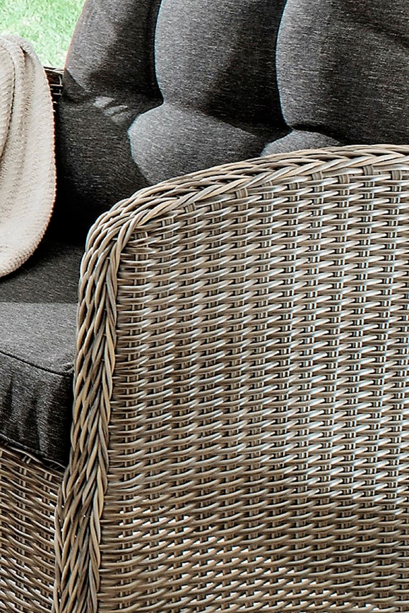 Destiny Loungesofa »MERANO II«, Aluminium, Polyrattan, 2er Sofa, inkl. Auflagen