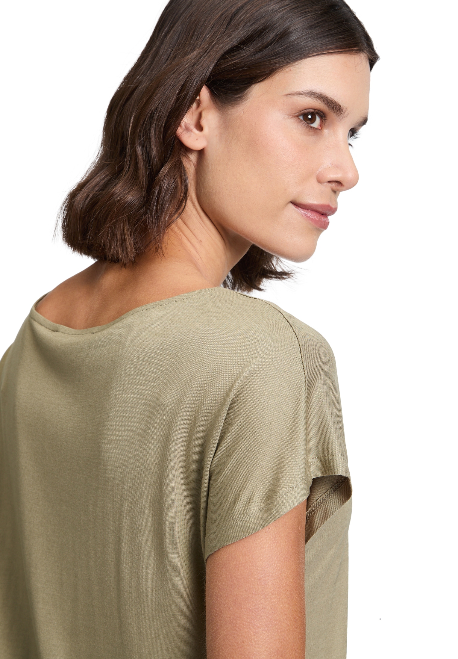 Betty Barclay Kurzarmshirt »Basic Shirt mit V-Ausschnitt«