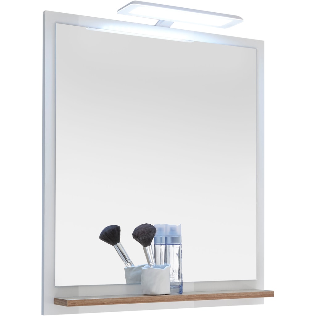 Saphir LED Spiegelleuchte »Quickset LED-Aufsatzleuchte für Spiegel o. Spiegelschrank in Weiß«