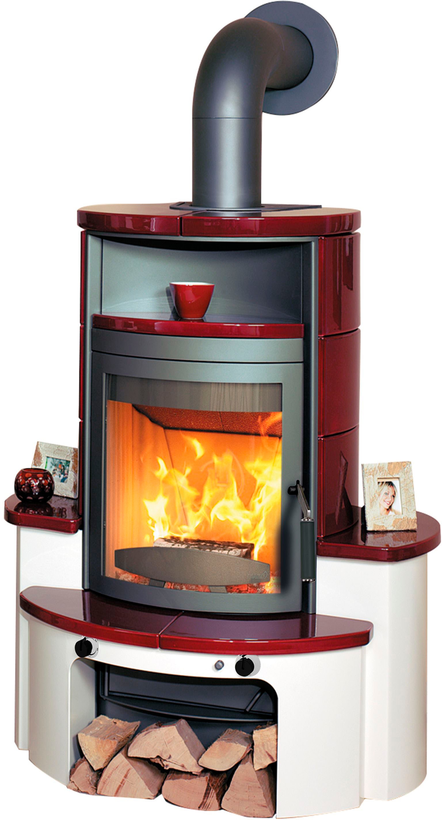 Kaminofen »»Avenso GT ECOplus 8 KW««, bordeaux-rot