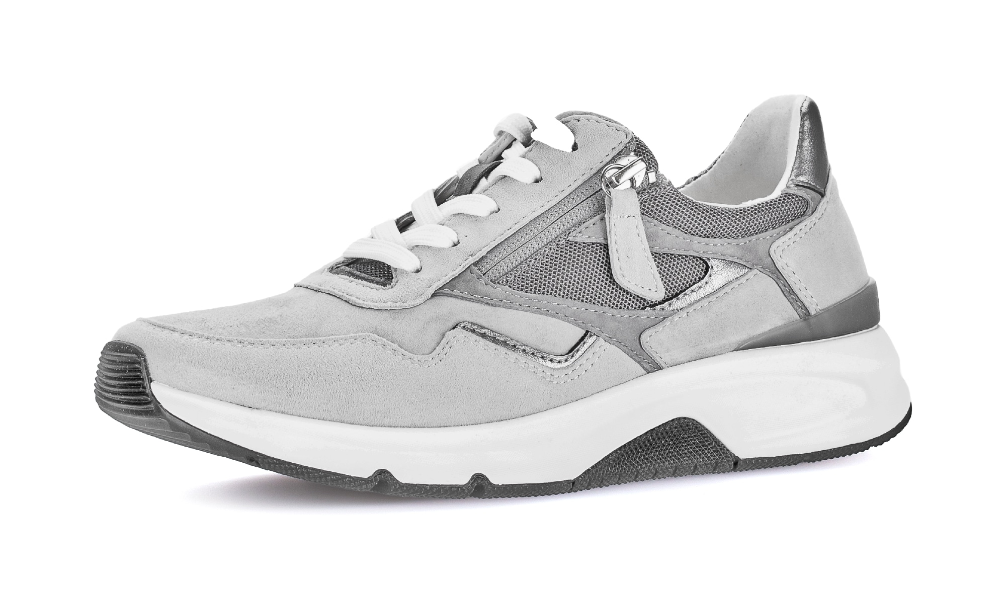 rollingsoft Keilsneaker  , Freizeitschuh, Halbschuh, Schnürschuh, Außenreißverschluss, G-Weite