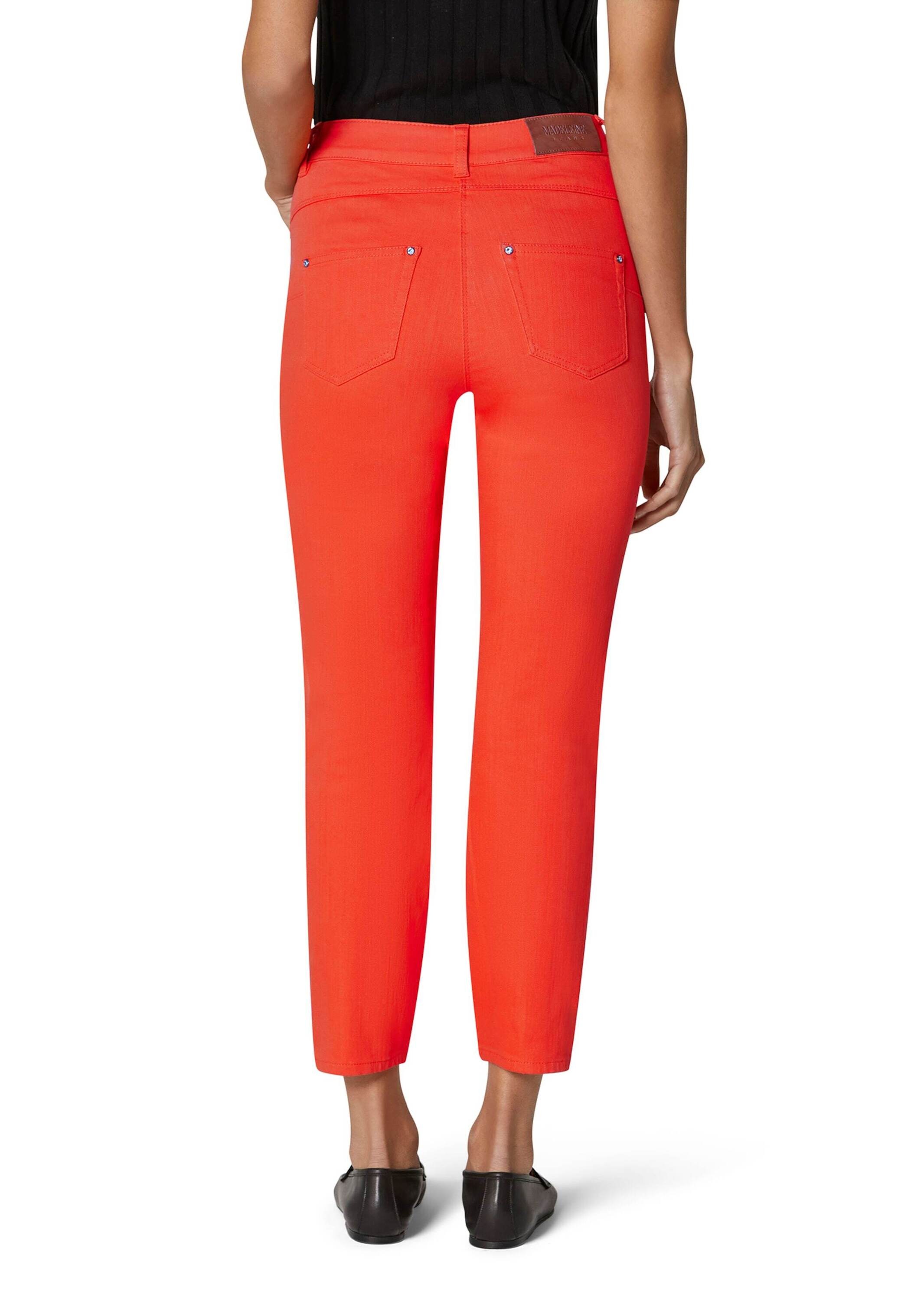 MADELEINE Regular-fit-Jeans »7/8 Jeans Schlanke 7/8-Jeans mit Strass-Dekoration«
