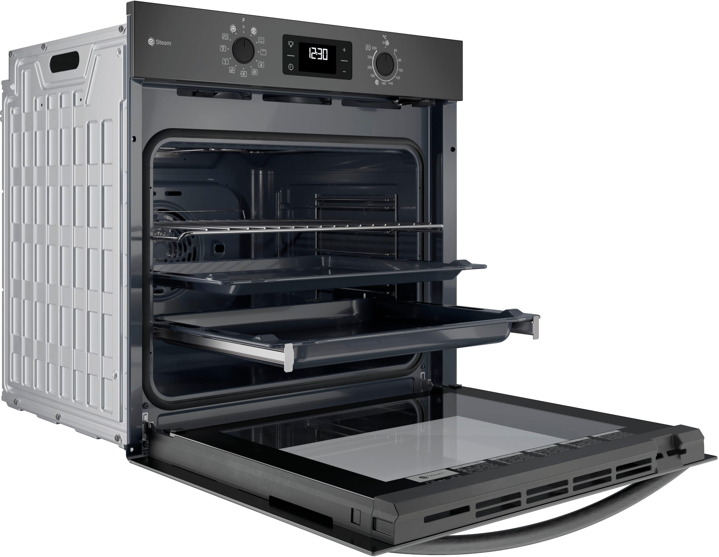 Privileg Backofen-Set »PBA2S85HU1K« Set, 2 Stk. tlg. Schonendes Garen dank des Turn&Go Dampfprogrammes für beste Ergebnisse
