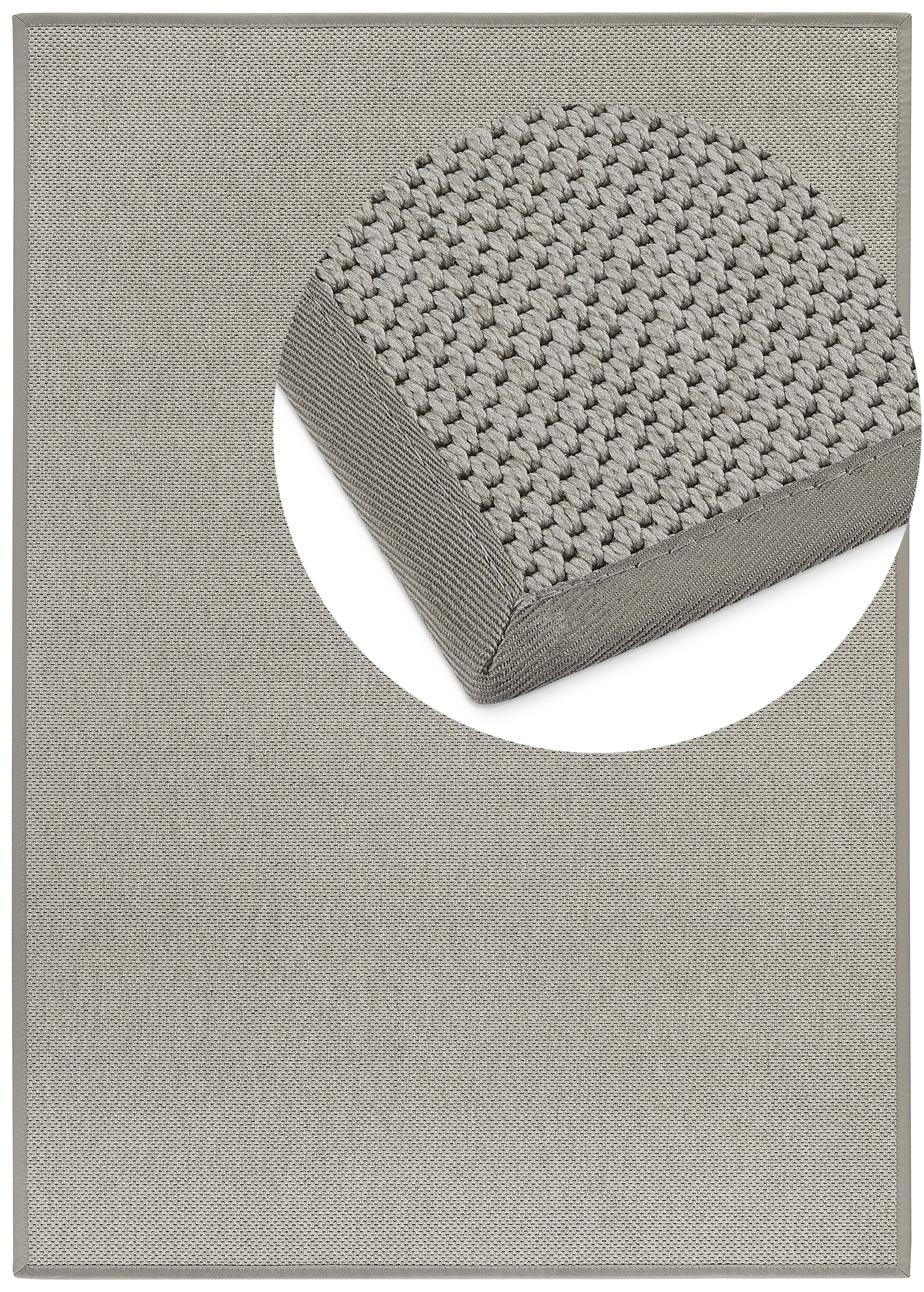 Dekowe Teppichboden »Naturino Prestige Spezial« rechteckig 10 mm Höhe Flachgewebe, meliert, Sisal Optik, In- und Outdoor geeignet