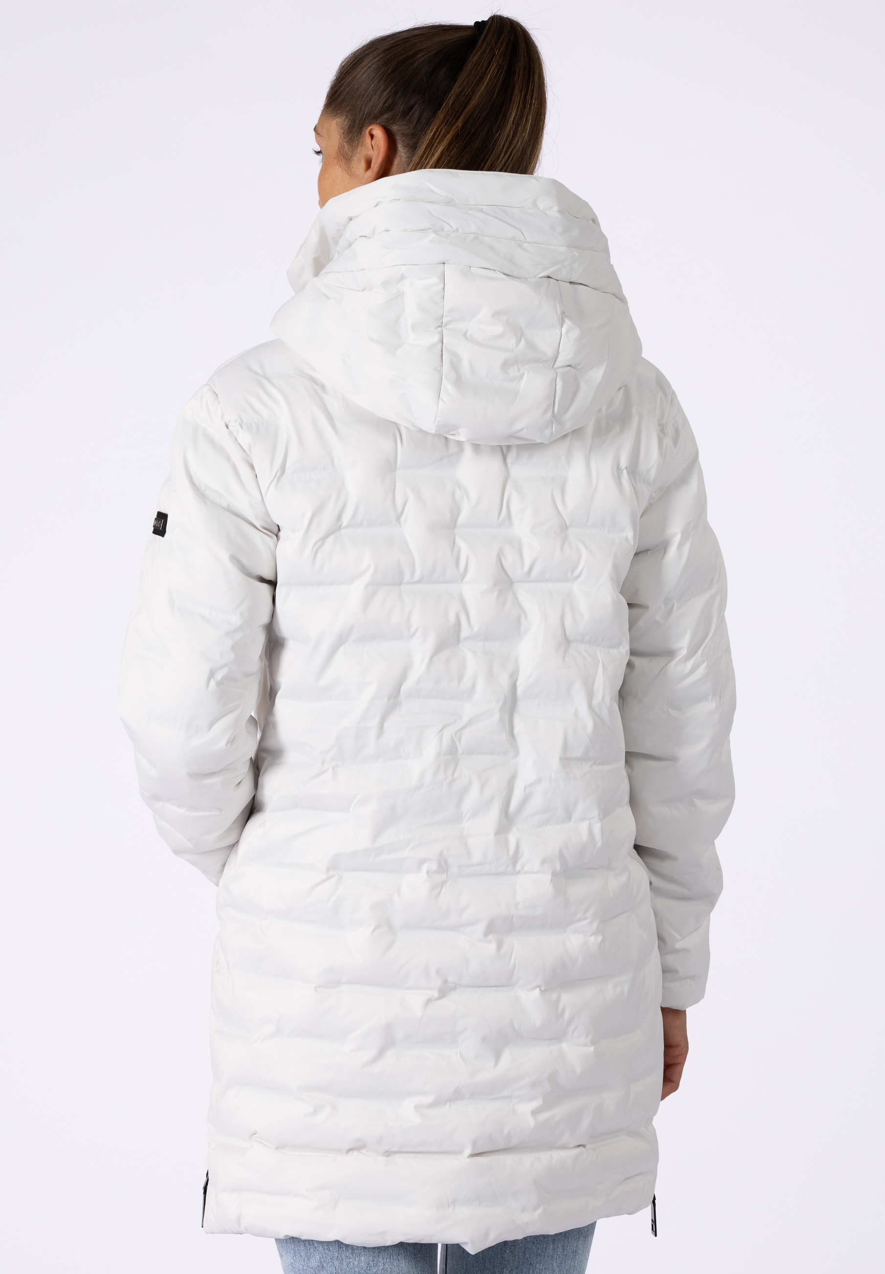 LPO Steppjacke »MARA II LONG«, auch in Großen Größen erhältlich