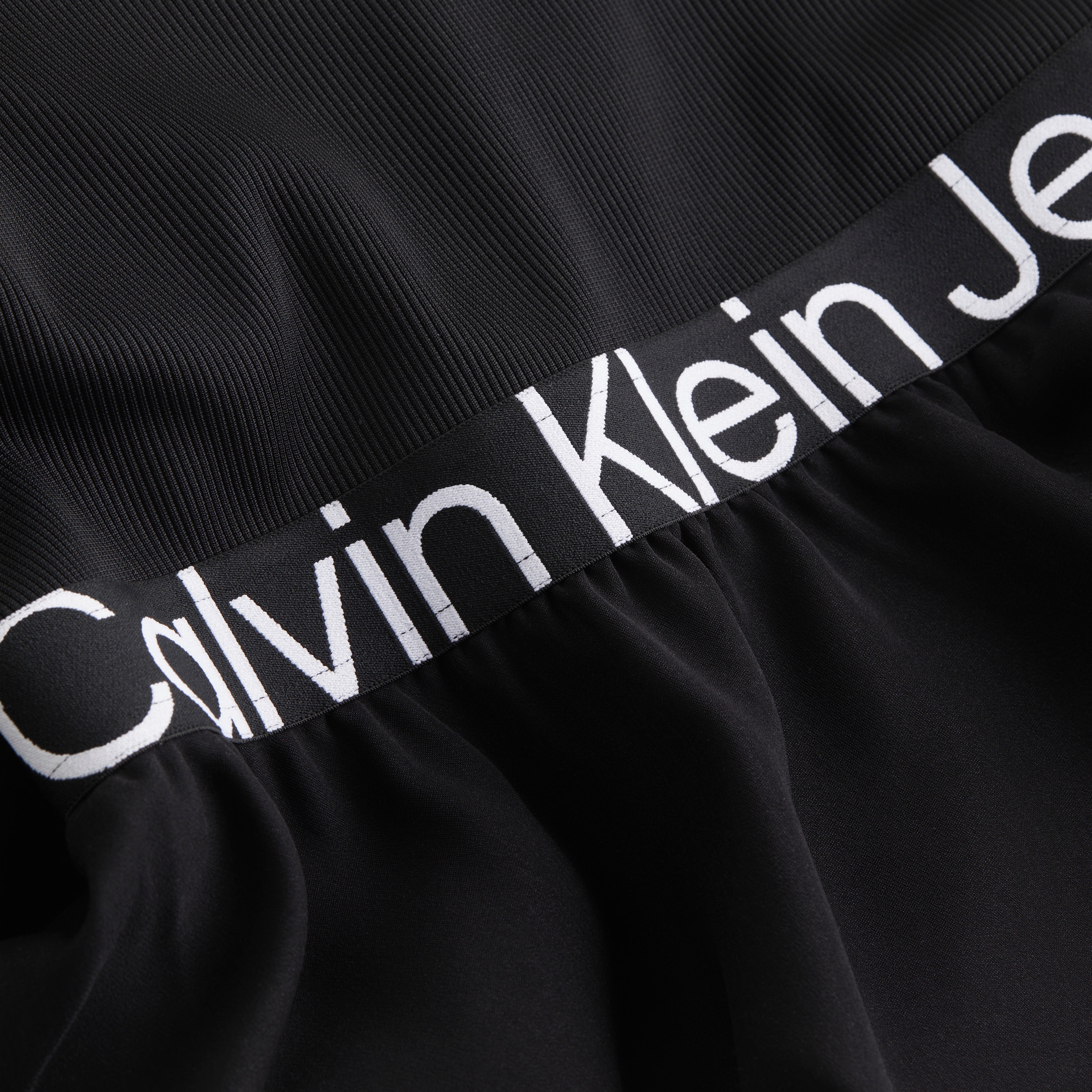 SLEEVE im Calvin ELASTIC Jeans bestellen »LOGO LONG Klein DRESS« Online OTTO Shop Skaterkleid