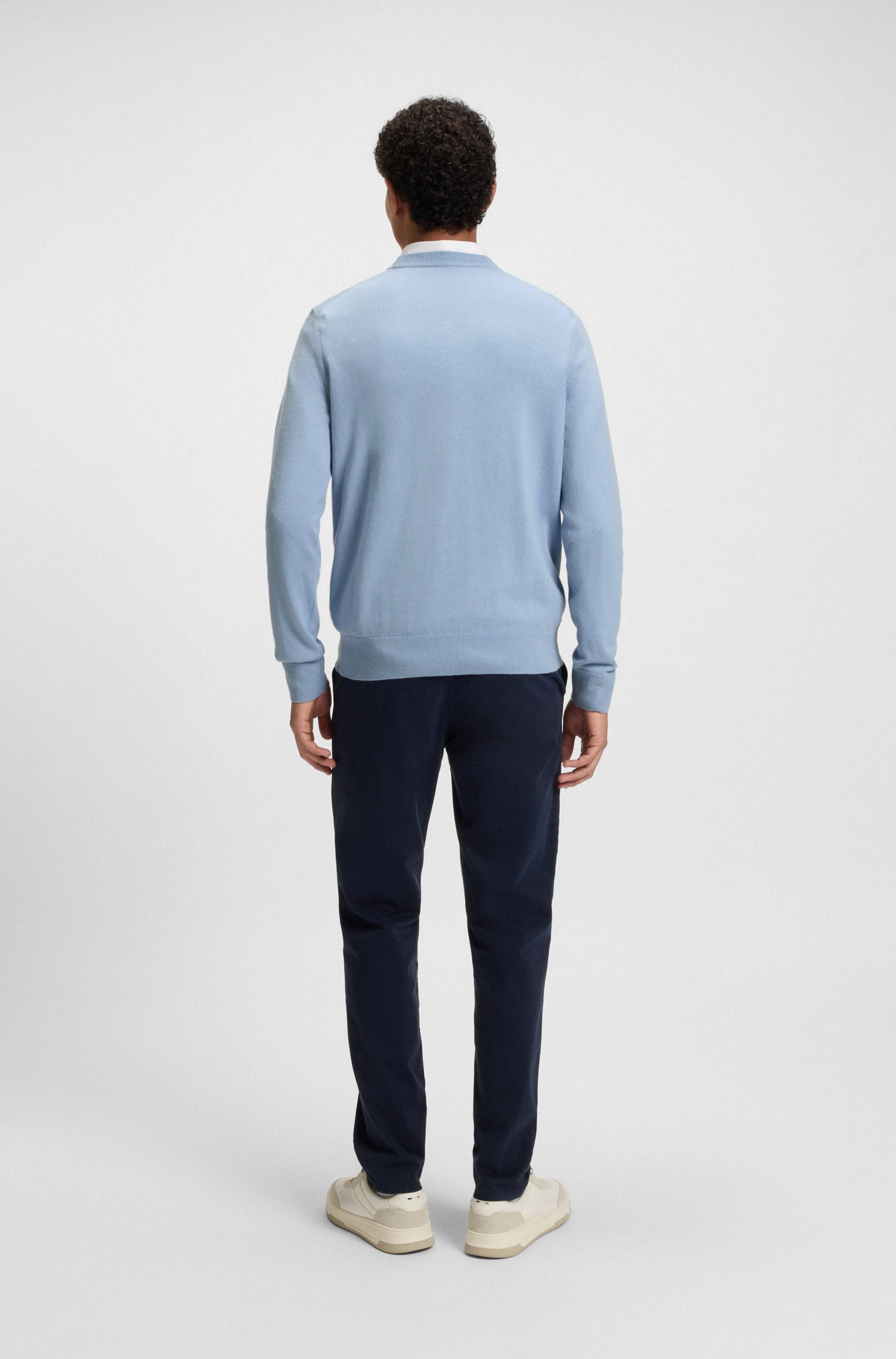 BOSS ORANGE Strickpullover »Kanovano«, mit Rundhalsausschnitt