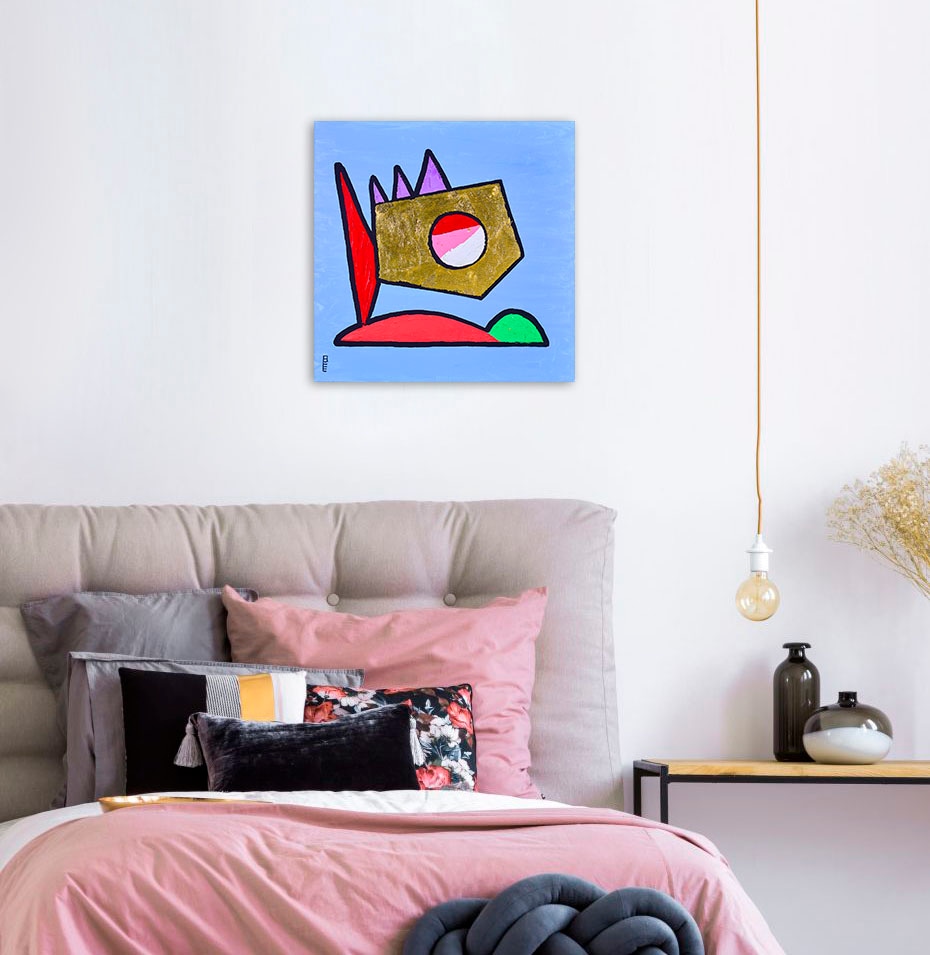 queence Leinwandbild »Abstract IV«, Abstrakt-Abstrakte-Kunst, (1 St.), Premium-Leinwandstoff, Handarbeit aus Deutschland