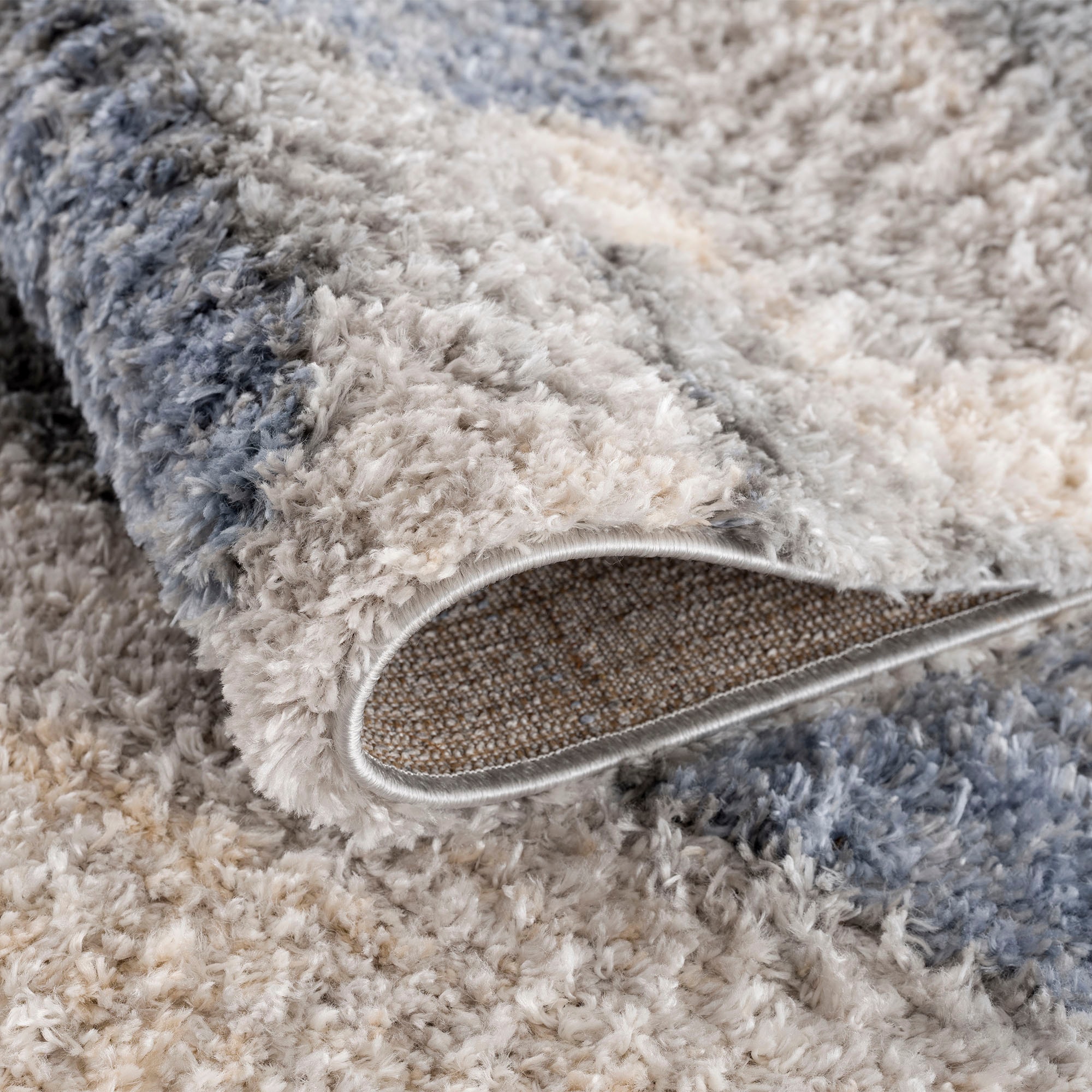 Sanat Hochflor-Teppich »Versay 1506«, rechteckig, 45 mm Höhe, Wohnzimmer, Langflor, Shaggy Teppich