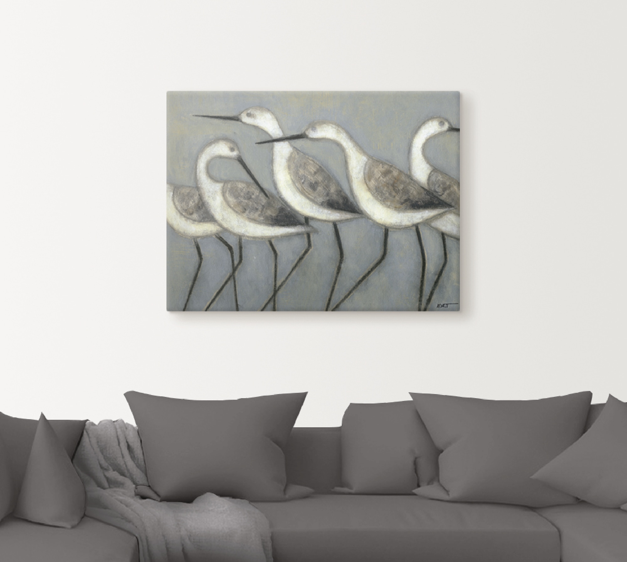 Artland Wandbild »Küstenvögel I«, Vögel, (1 St.), als Alubild, Outdoorbild, Leinwandbild, Poster in verschied. Größen