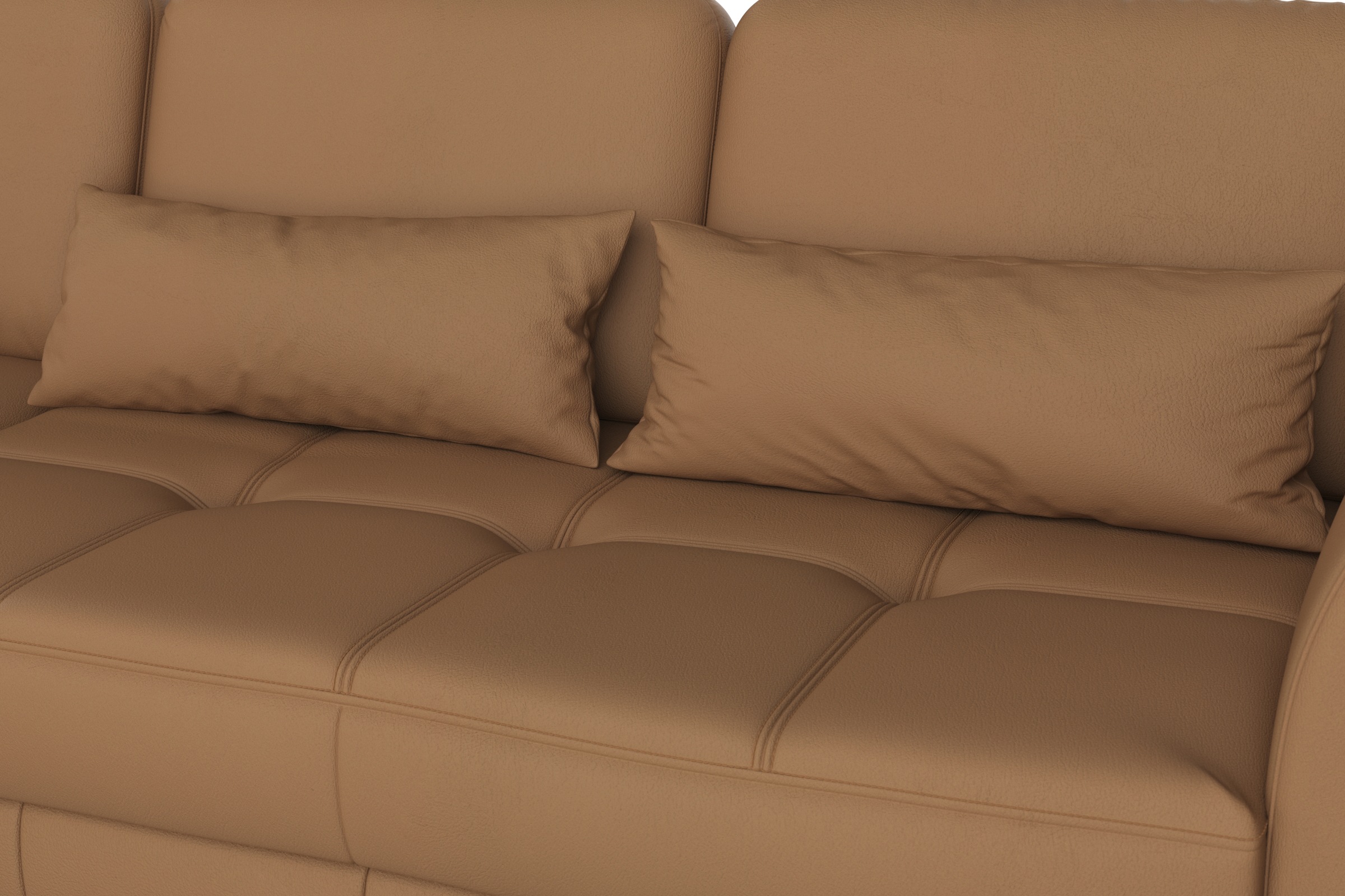sit&more Ecksofa »Bendigo L-Form« inklusive Sitztiefenverstellung, Bodenfreiheit 15 cm, 2 Fußfarben