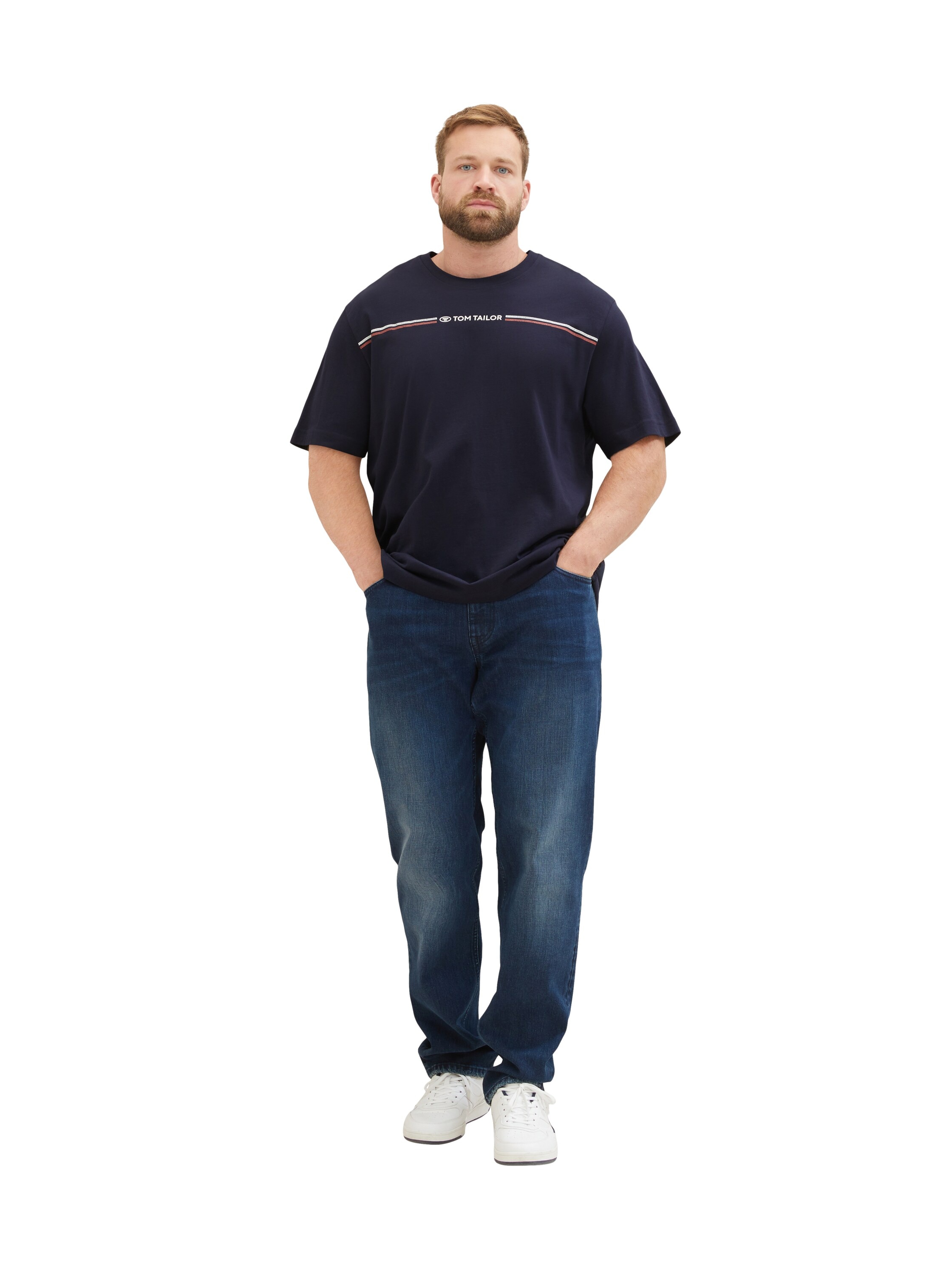 TOM TAILOR PLUS T-Shirt mit Logo-Print