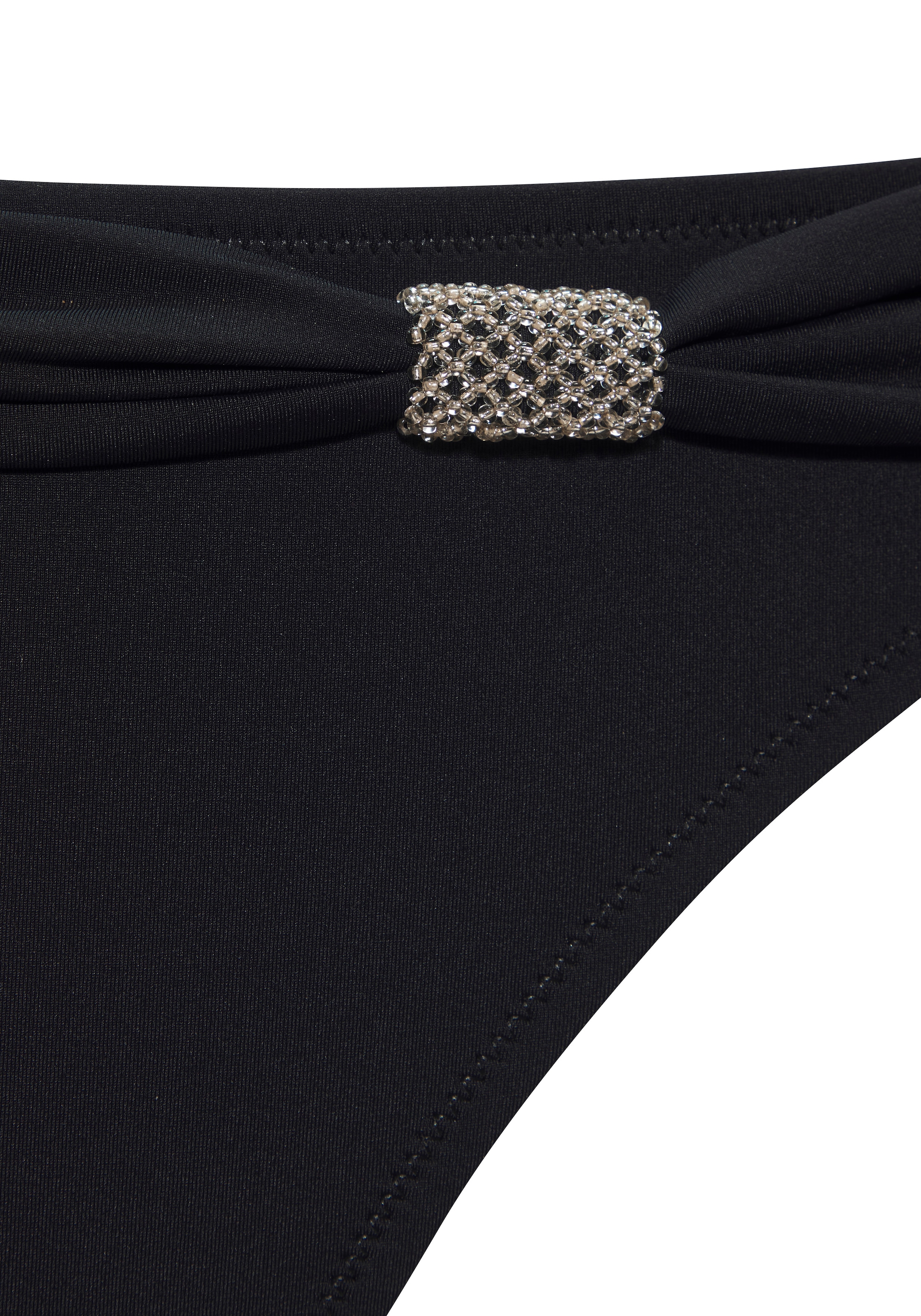 LASCANA Triangel-Bikini mit Details aus Zierperlen