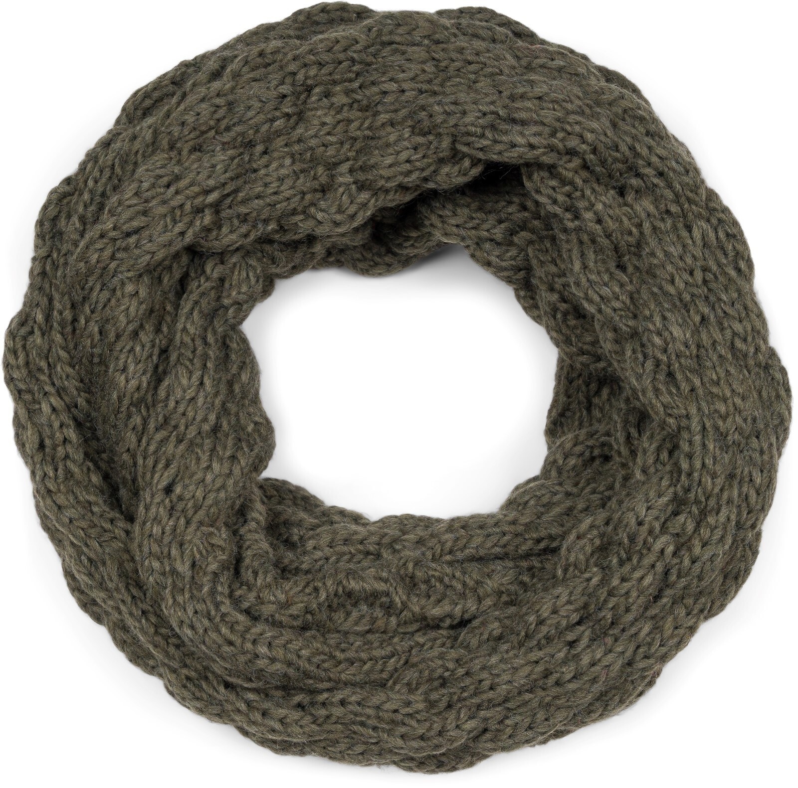 styleBREAKER Strickschal »Strick Loop mit Bubblemuster« 1 Stk.