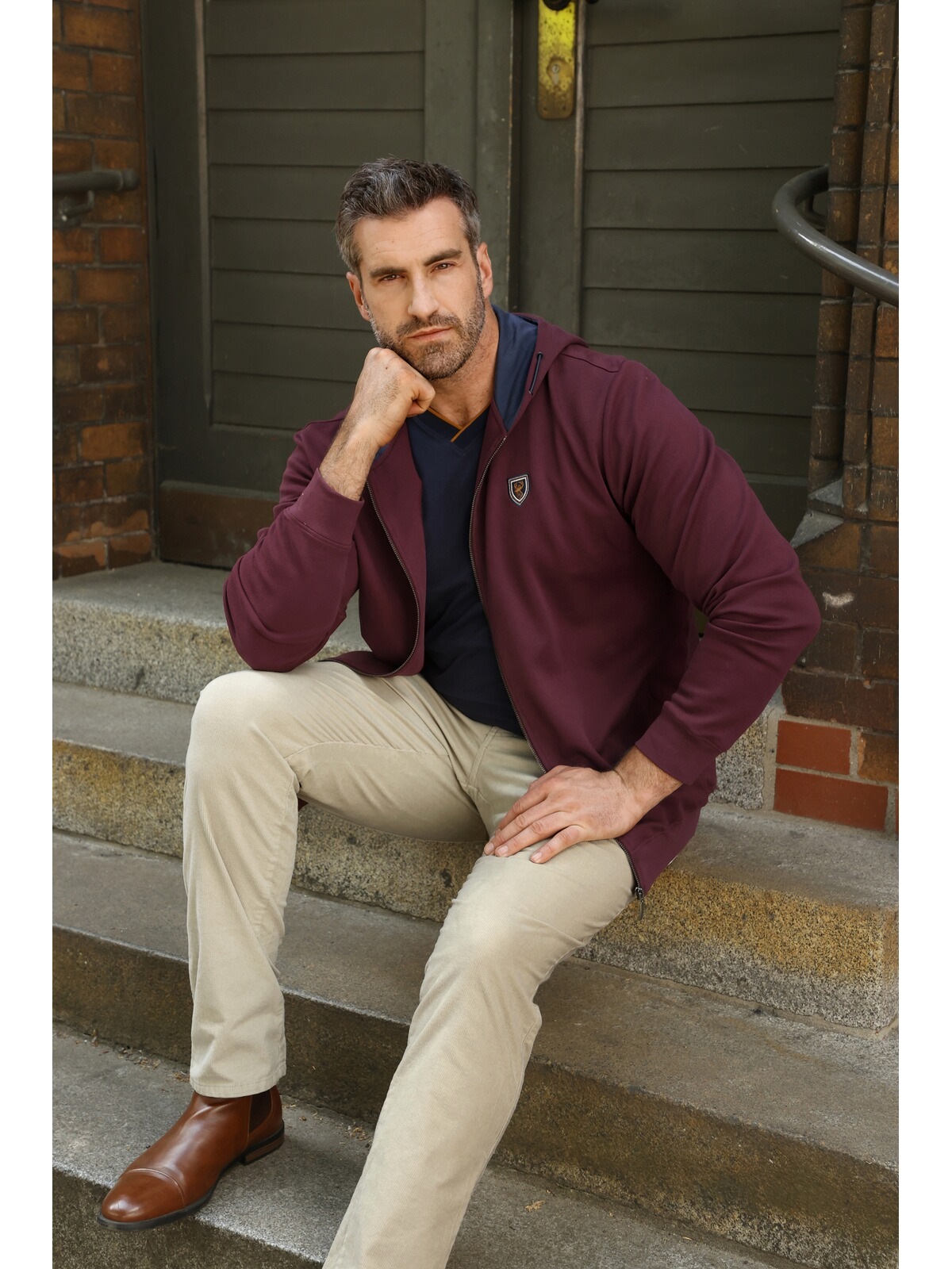 Charles Colby Kapuzensweatjacke »Sweatjacke DUKE PATRICKS«