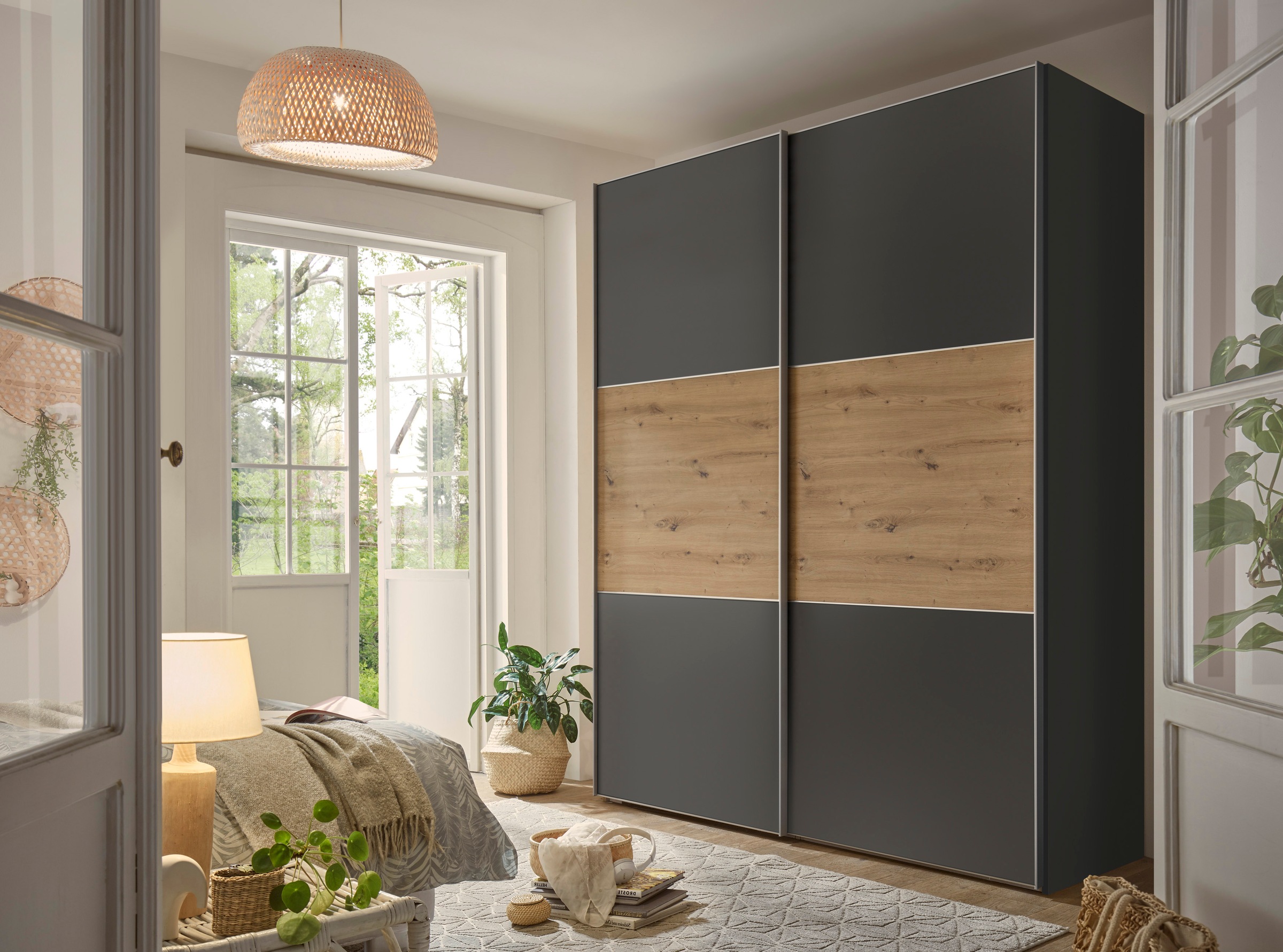 STAUD Schwebetürenschrank »Includo, Made in Germany« Mit vier verschiedenen Ausstattungsvarianten