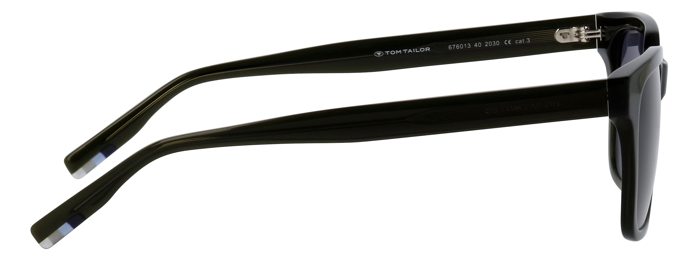 TOM TAILOR Sonnenbrille »Modell 676013« Form Karree/Eckig, Logoschriftzug auf Bügel, Kunststofffassung