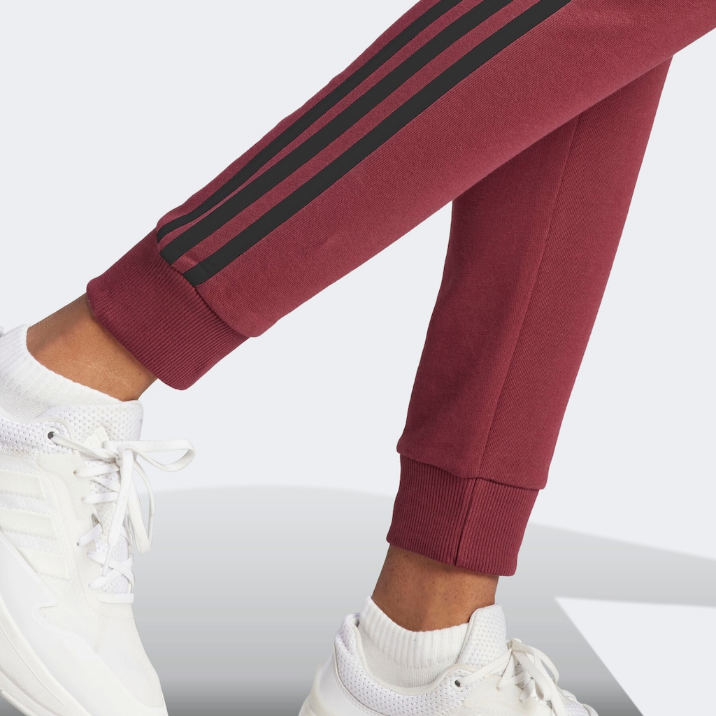 adidas Sportswear Sporthose »ESSENTIALS 3STREIFEN FRENCH TERRY CUFFED HOSE«, (1 tlg.)