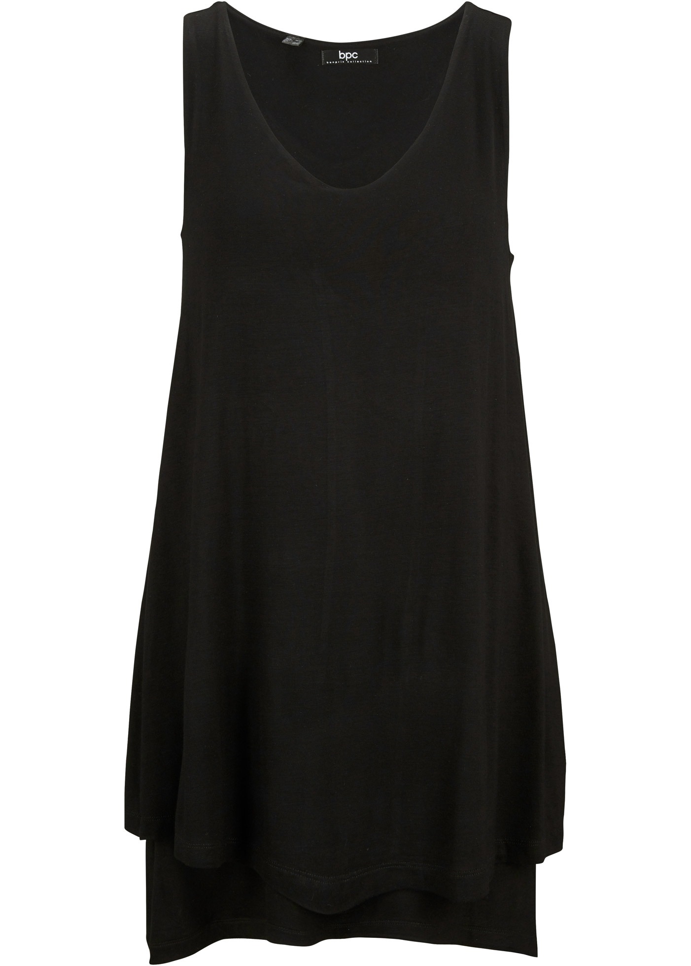 bonprix Longtop »Doppellagiges Long-Top aus Viskose-Mix« Doppellagiges Long-Top aus Viskose-Mix