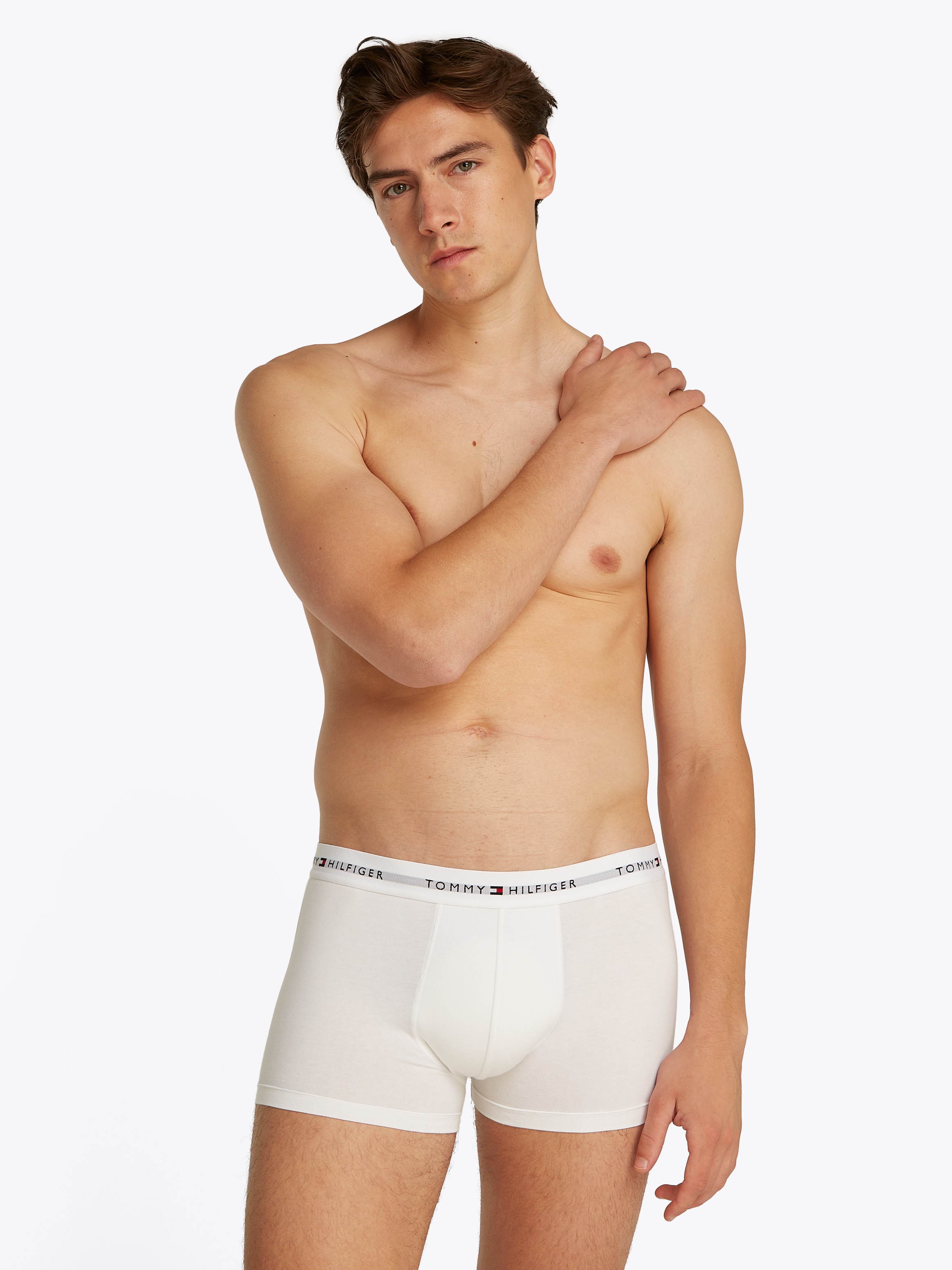 Tommy Hilfiger Underwear Trunk »3P TRUNK DTM«, (Packung, 3 St., 3er), mit Logobund