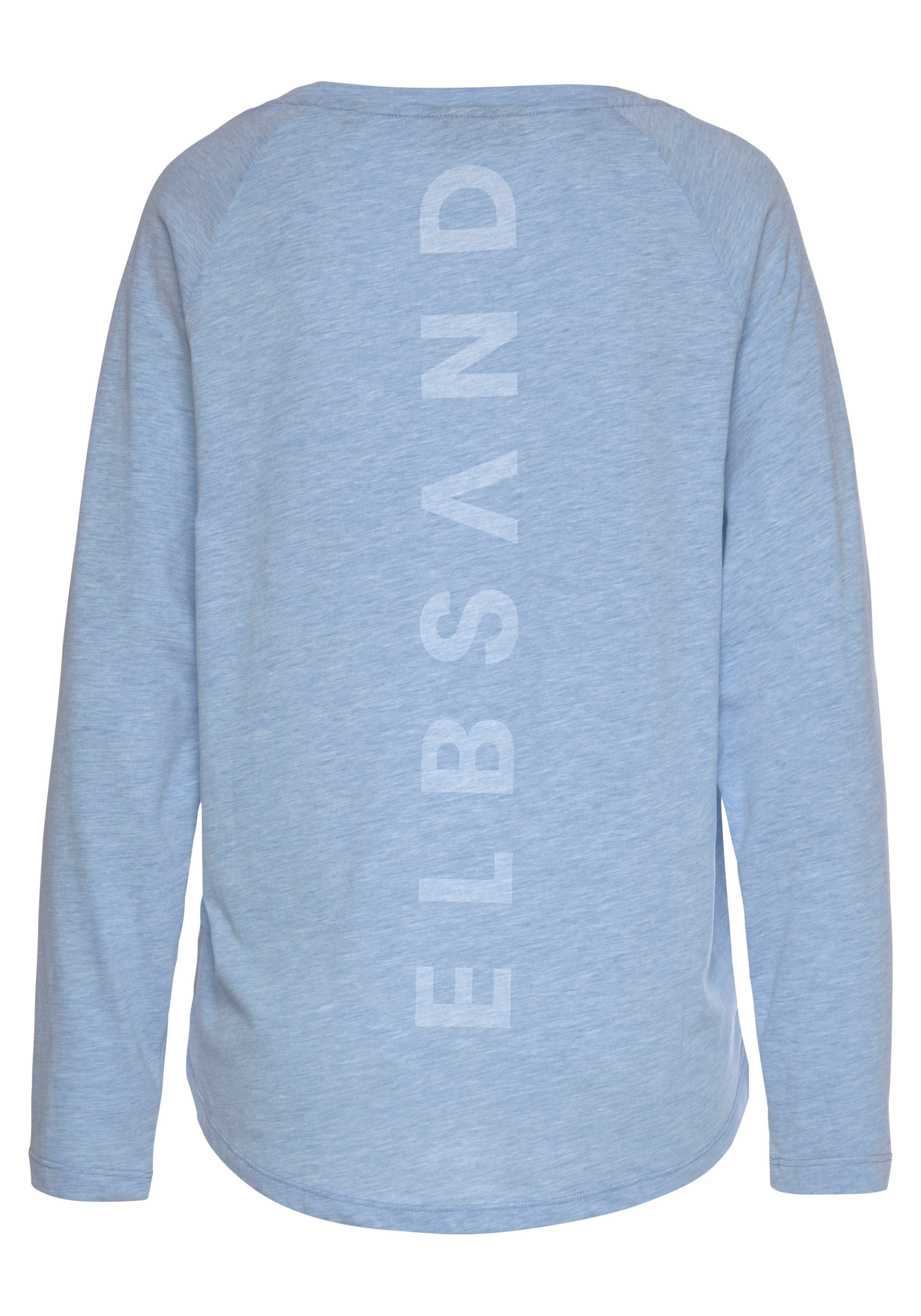 Elbsand Longsleeve »Tira«, mit Logodruck hinten, Langarmshirt aus Baumwoll-Mix, sportlich-casual