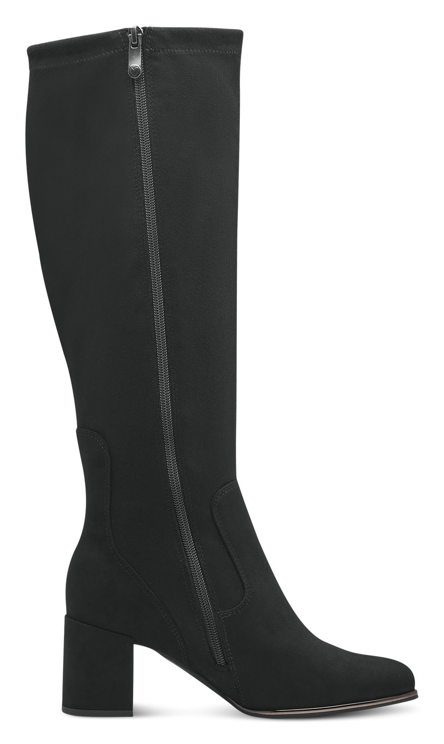 MARCO TOZZI Stiefel, Blockabsatz, Langschaftstiefel mit praktischem Innenreißverschluss