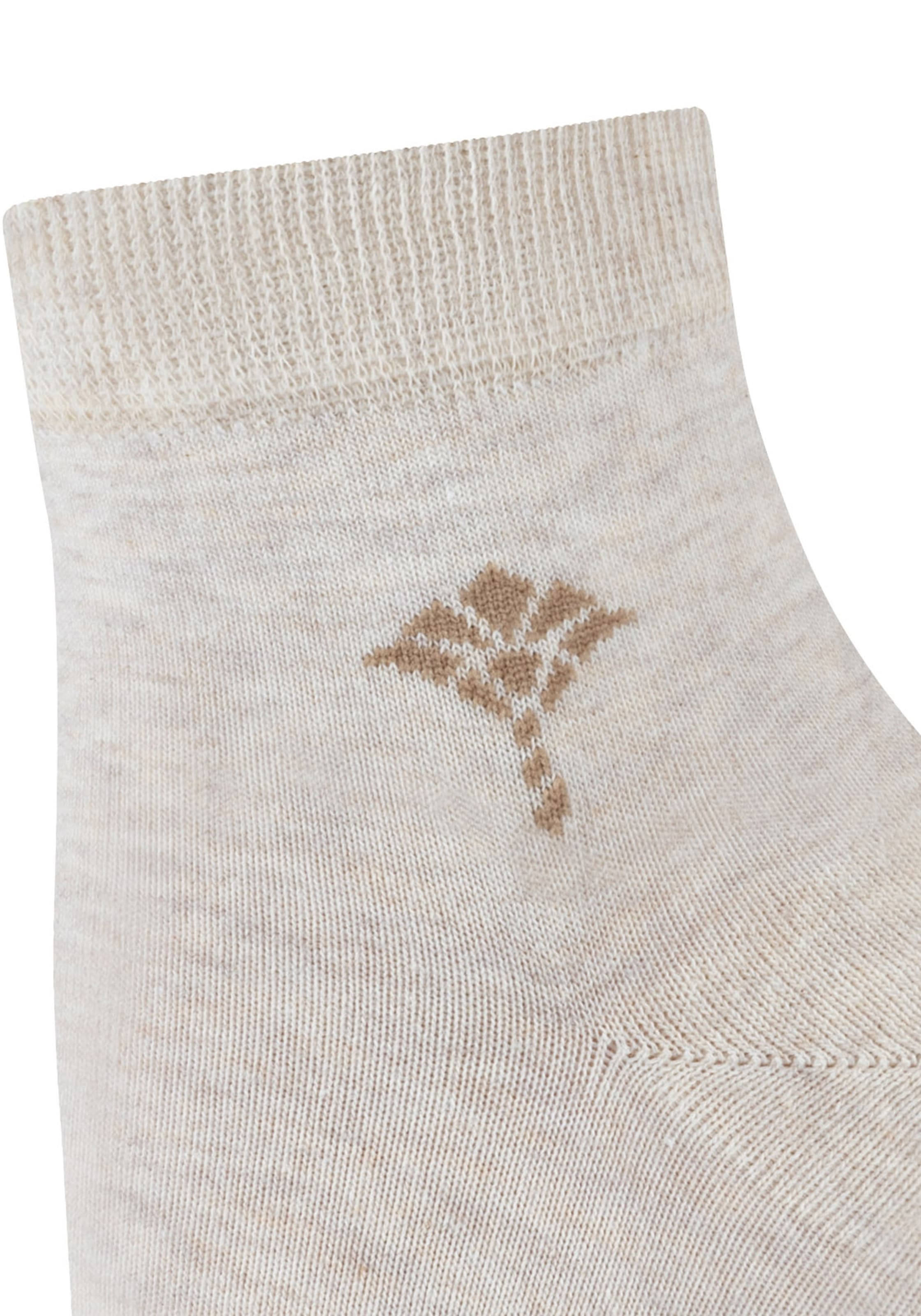 JOOP! Kurzsocken »for your daily glam«, (4 Paar), mit weichem Fußbett
