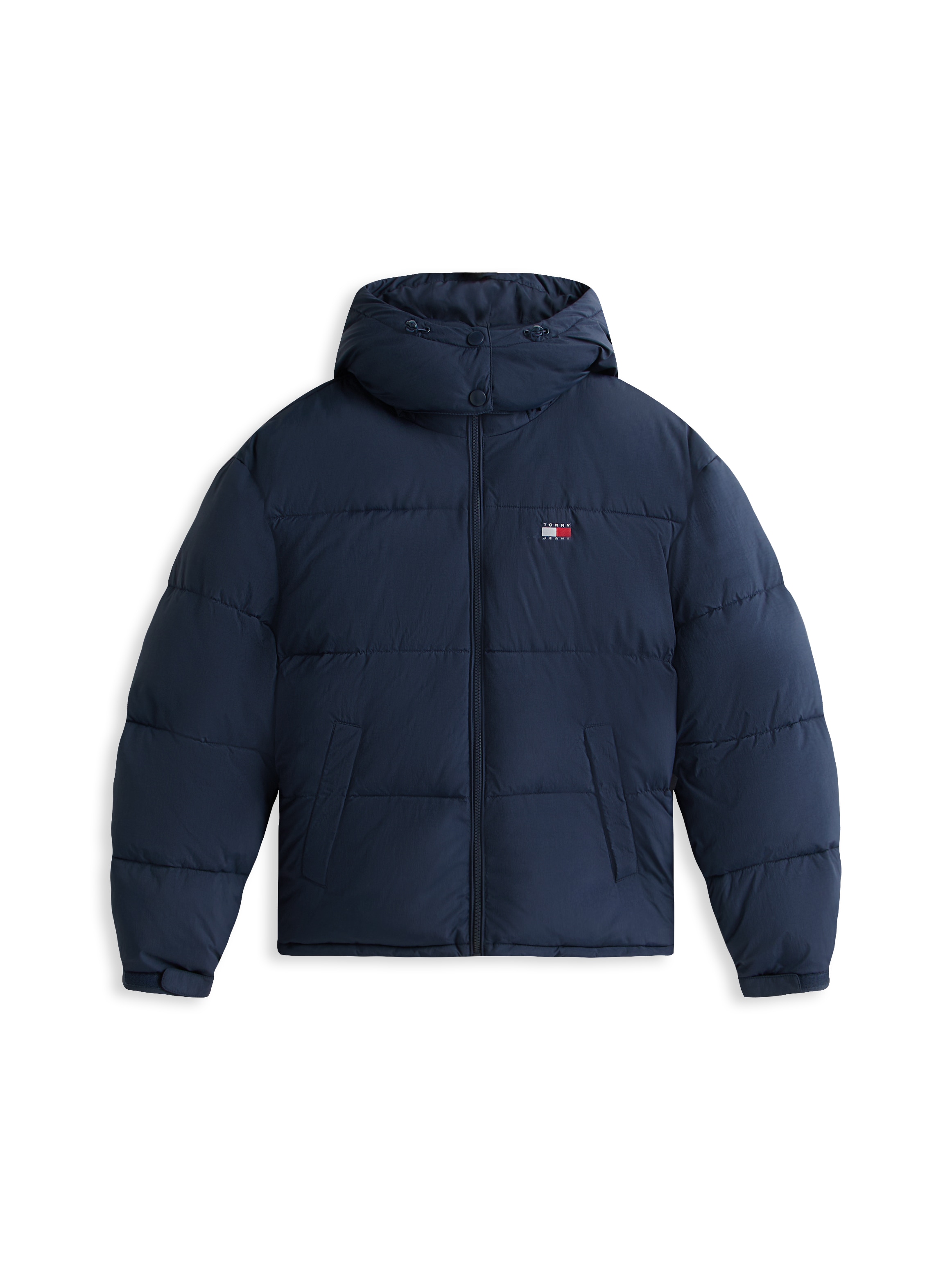 Tommy Jeans Steppjacke »TJW OVS HOODED FLAG PUFFER EXT« mit Kapuze