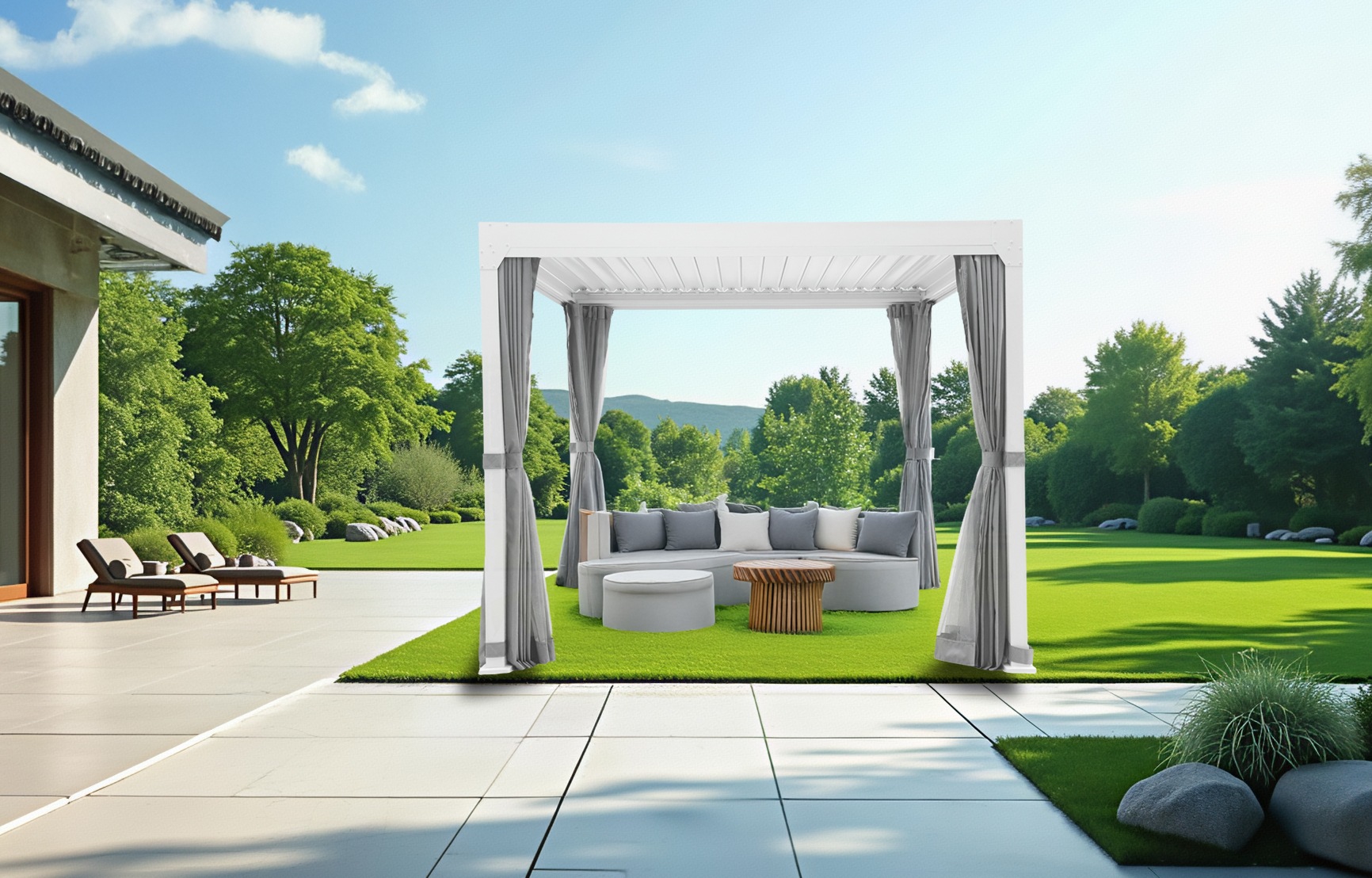 KONIFERA »Palma« Pergola, mit Lamellendach