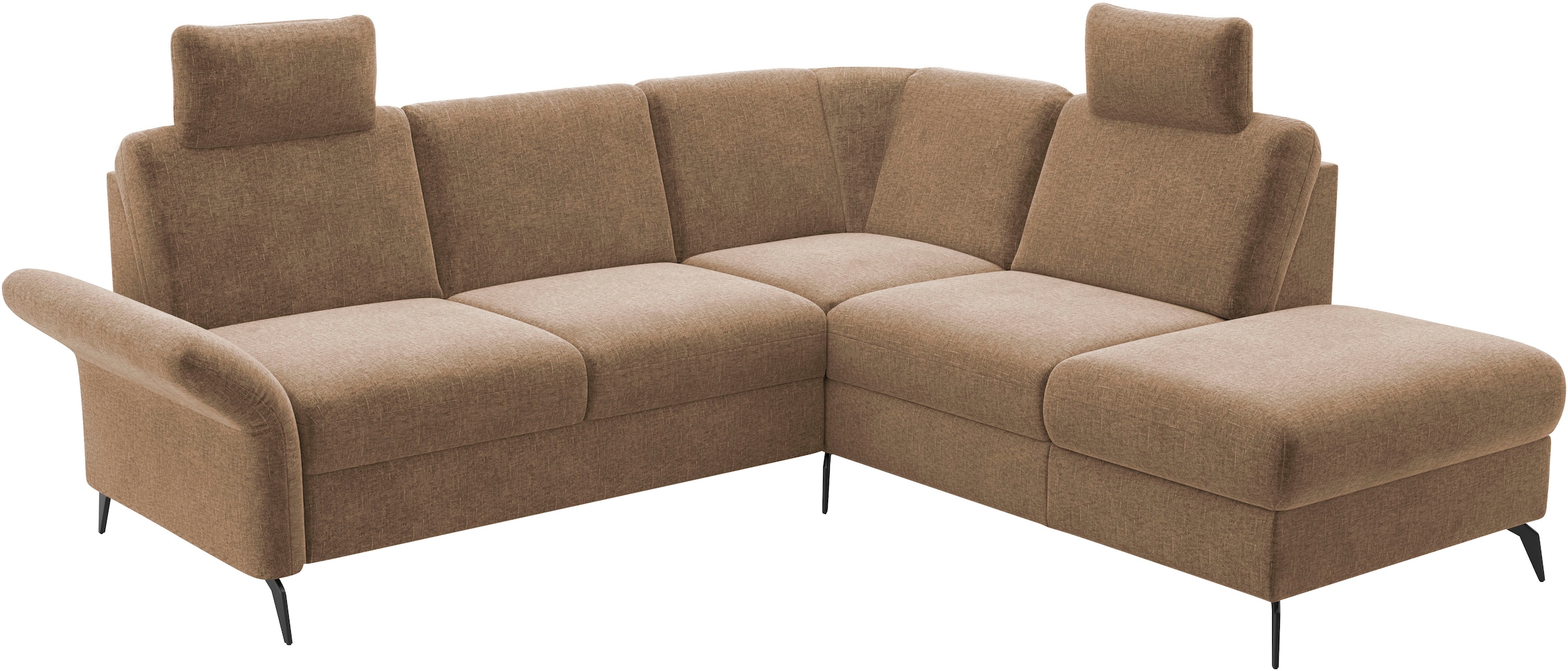 Home affaire Ecksofa »Rochelle«, wahlweise mit Bettfunktion, Bettkasten und Armteilverstellung