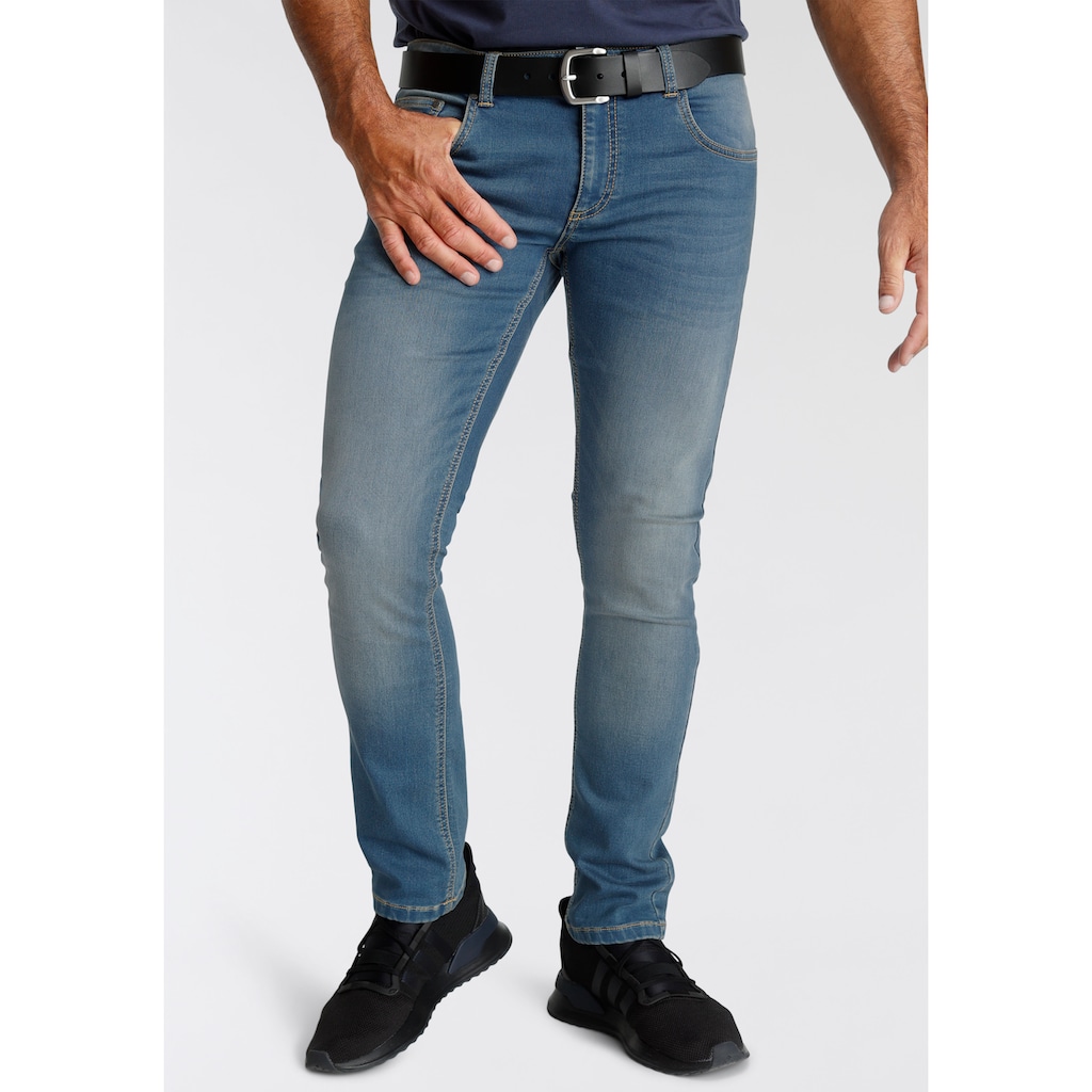 Arizona Slim-fit-Jeans, in Superstretch- Qualität mit Jogginghosen Gefühl
