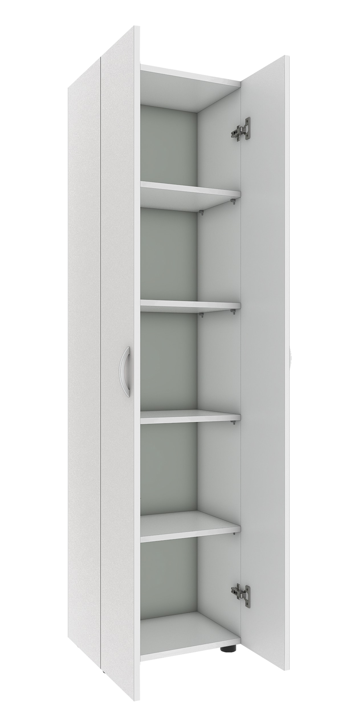 VCM Aktenschrank »VCM Büroschrank mit 5 Fächern | moderner Aktenschrank mit Drehtüren | Maße ca. H. 178 x B. 49 x T. 34 cm ¿ Ulas 5-Fach«, (1 St.)