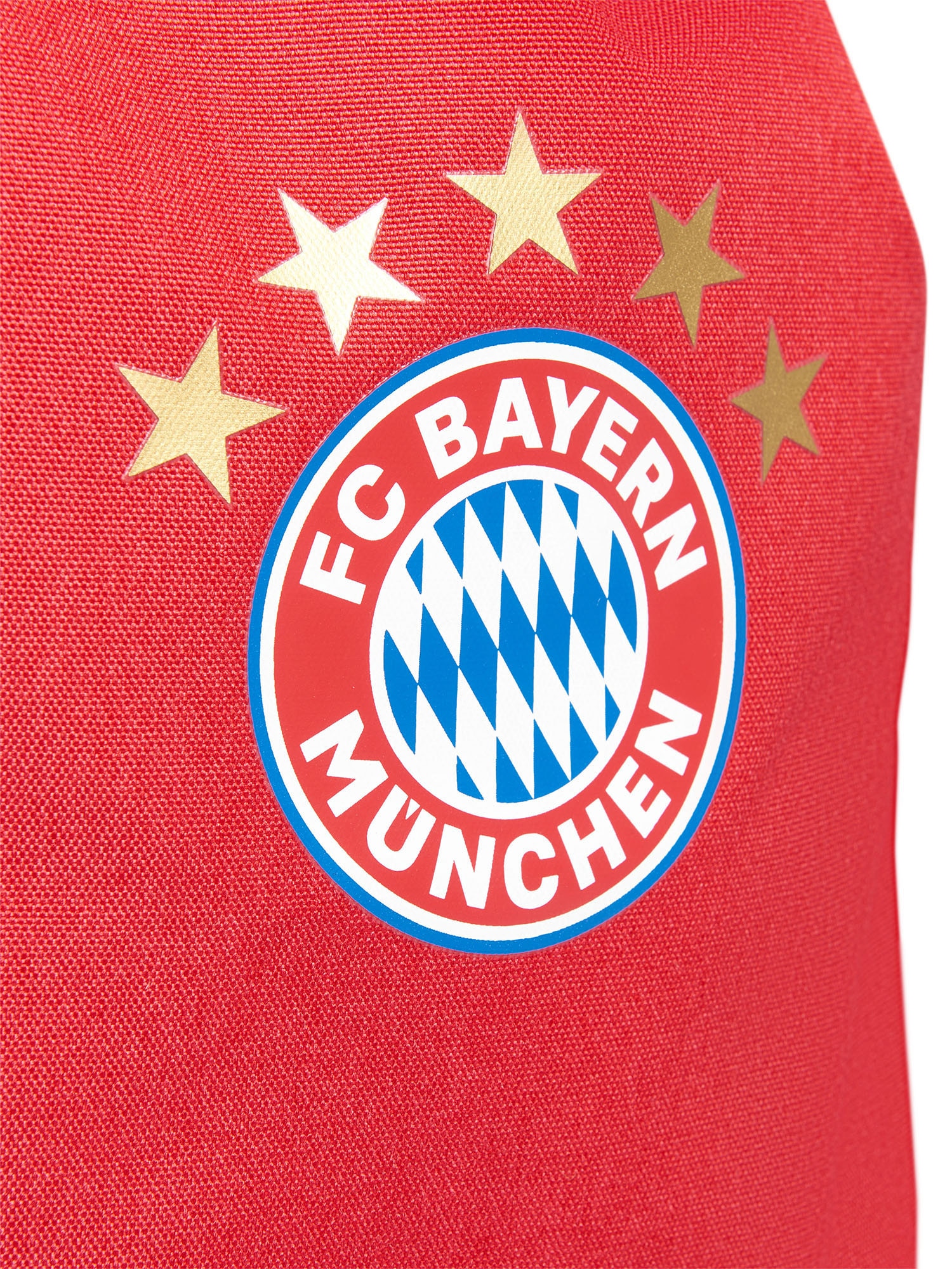 Neueste Artikel von FC Bayern Turnbeutel »FC Bayern Aus Logo PET OTTO Raten rot«, bestellen Material Sterne München recyceltem 5 auf | Sportbeutel