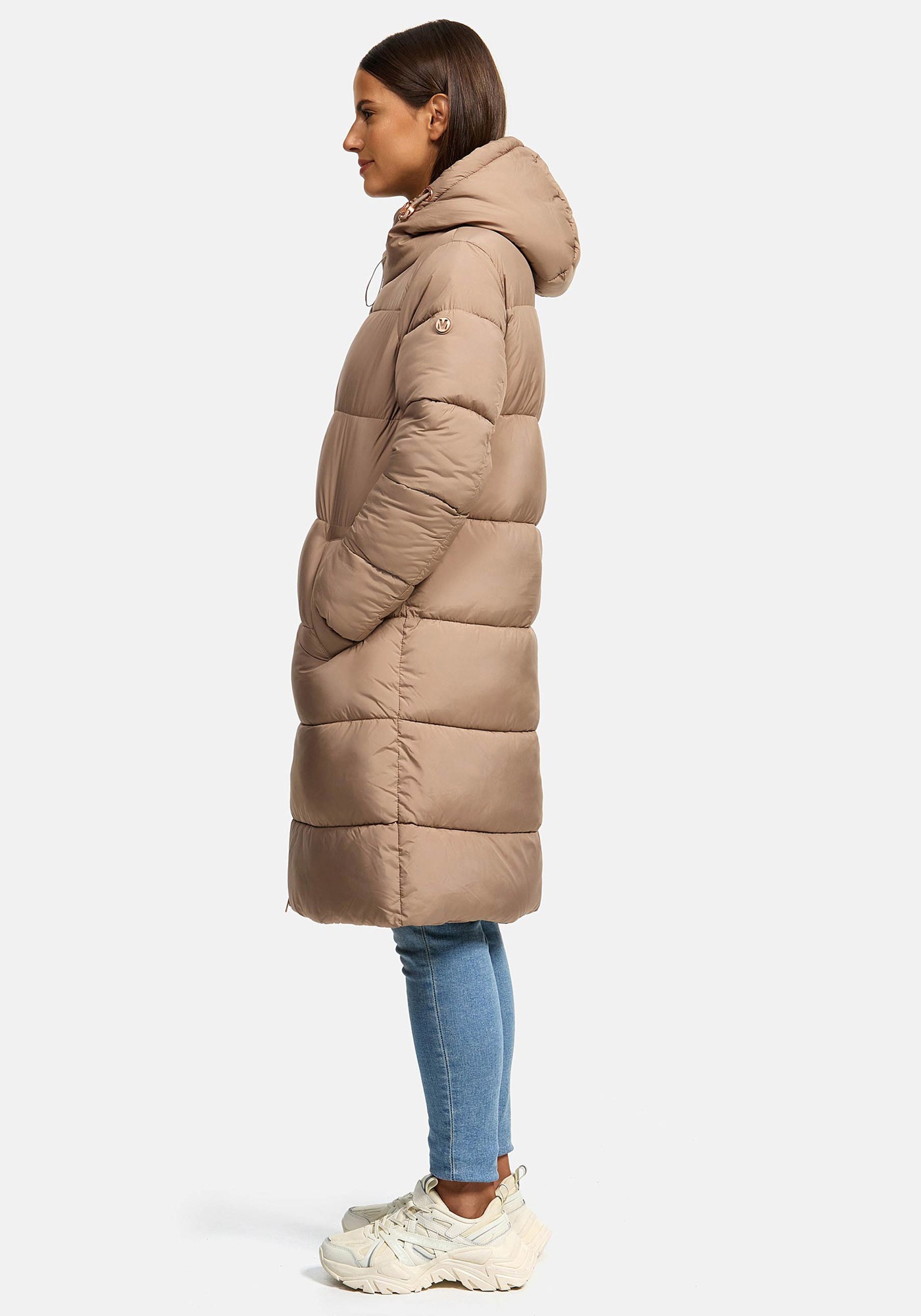 Marikoo Winterjacke »Marikoo Nomadiaa lange Damen Winterjacke N024«