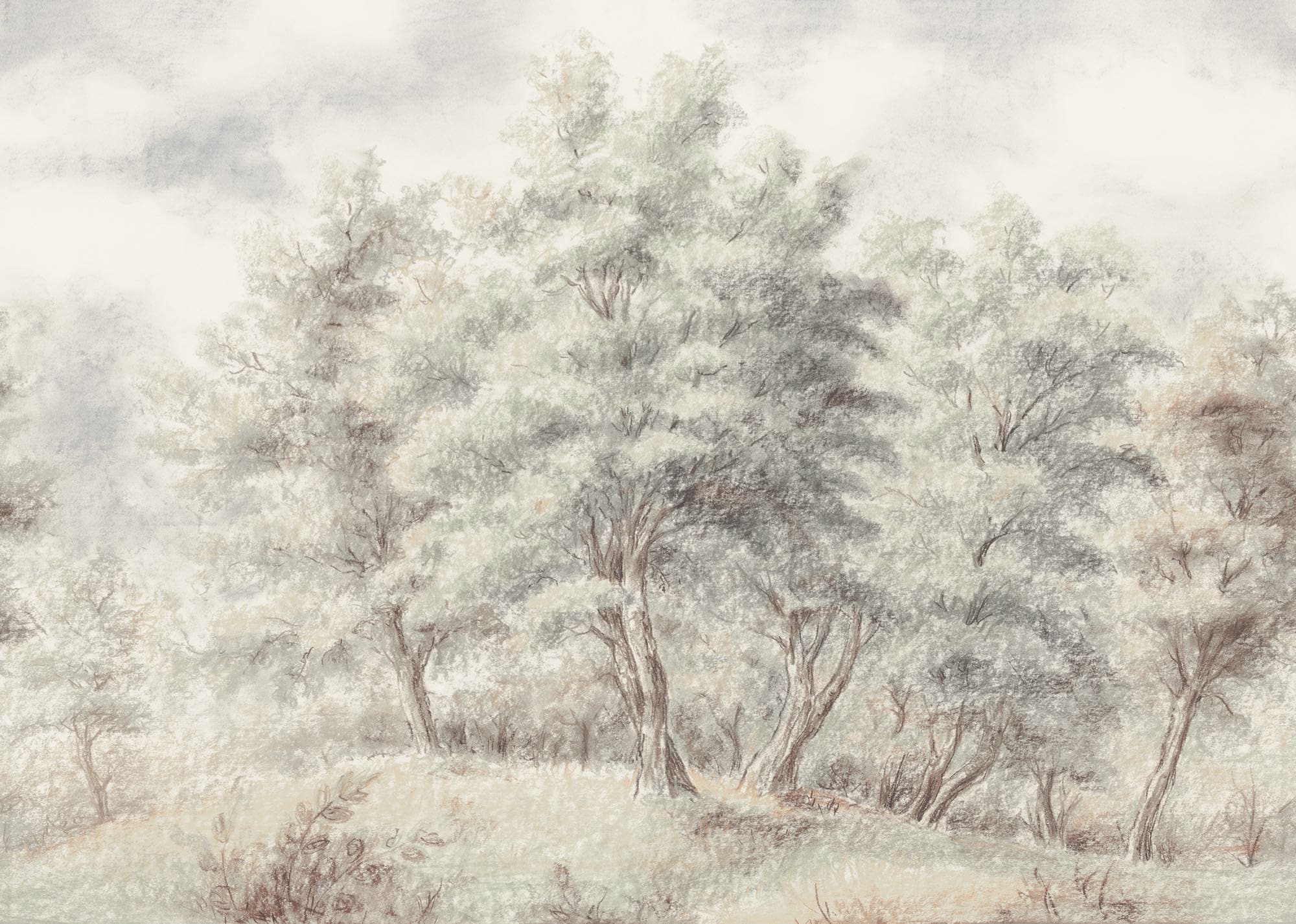 Komar Fototapete »Vlies Fototapete - Grove - Größe 350 x 250 cm« Motiv | bedruckt glatt