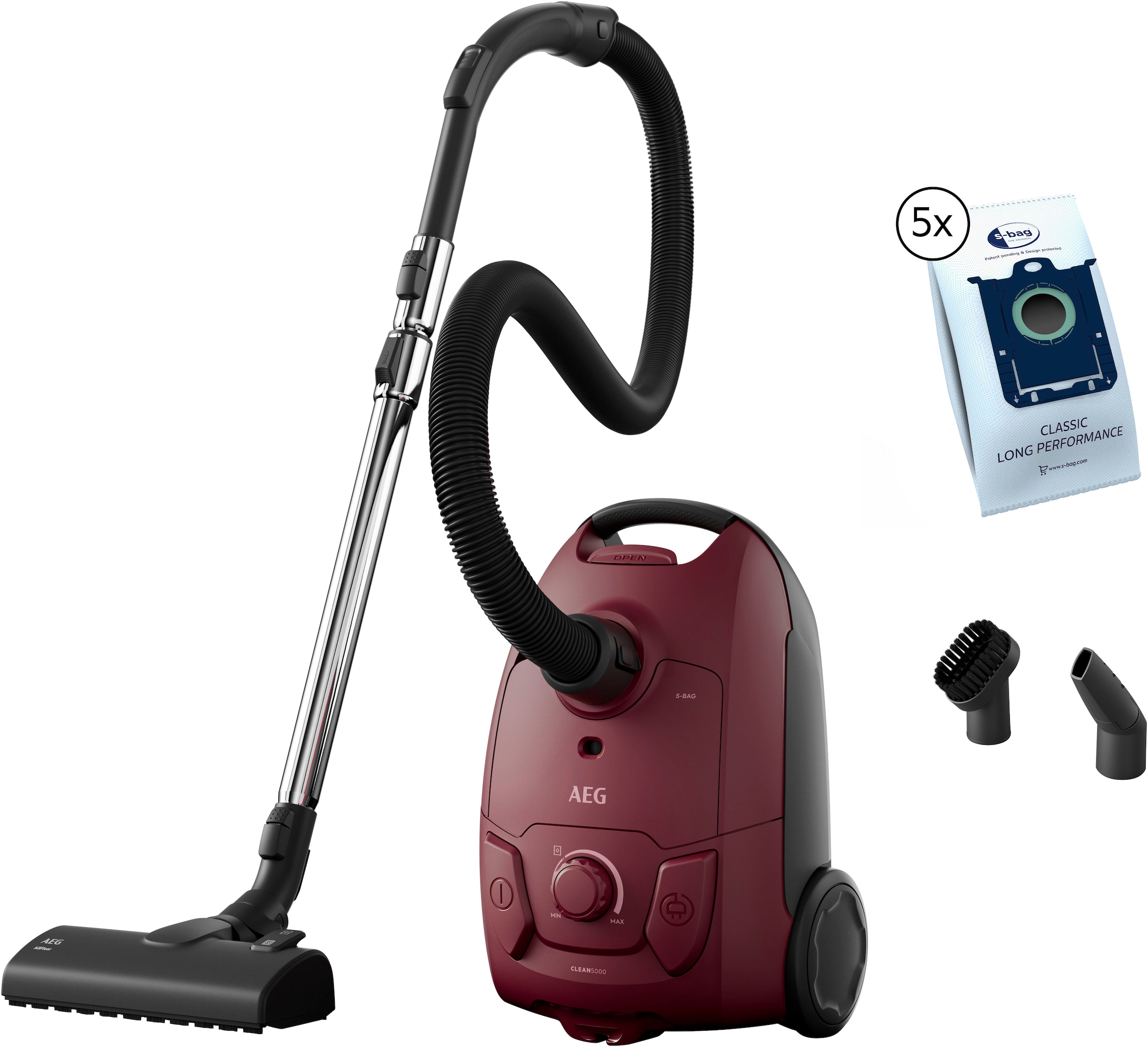 Bodenstaubsauger »CLEAN 5000 (AB51C1DR5B)«, 750 W, mit Beutel, AllFloor-Bodendüse, 5...