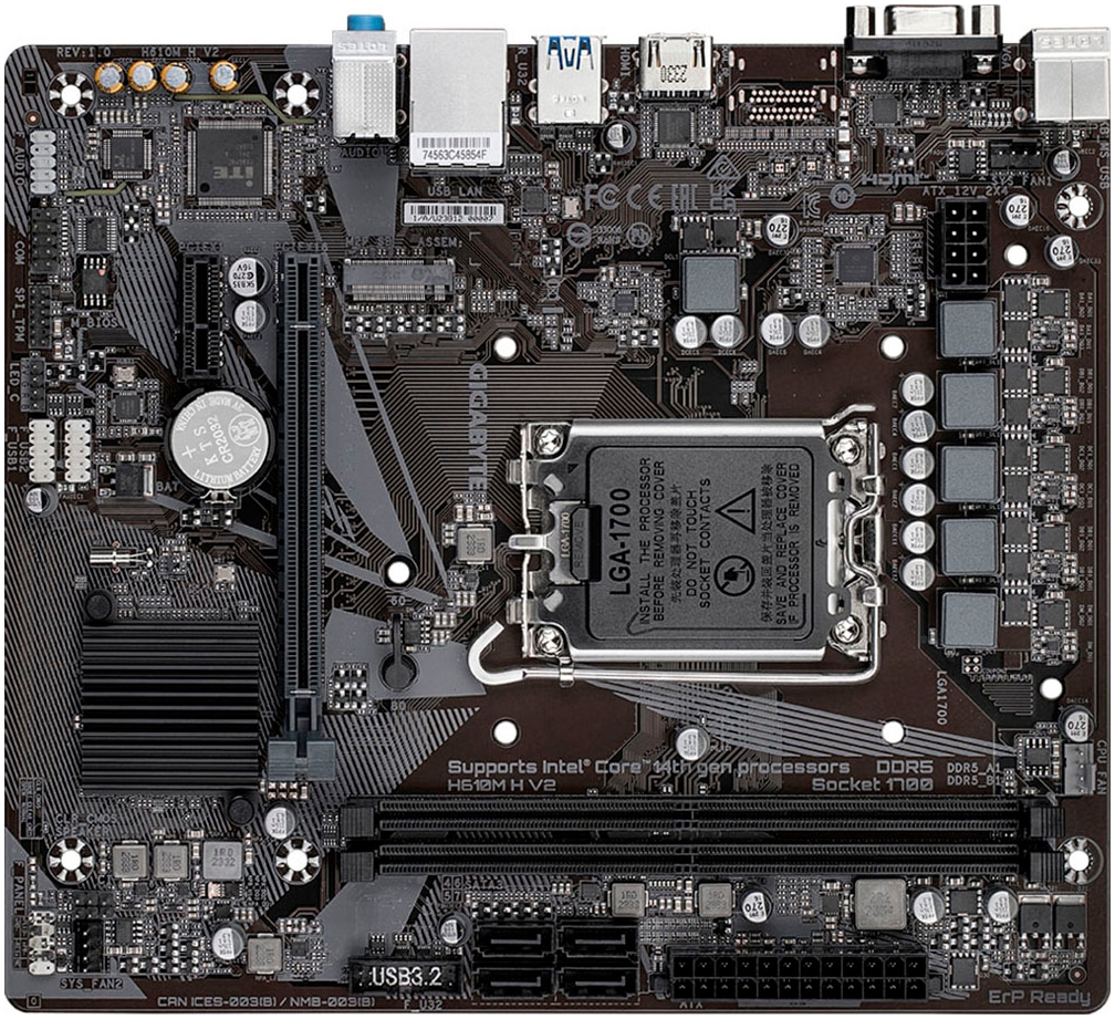 Gigabyte Mainboard »H610M H V2«