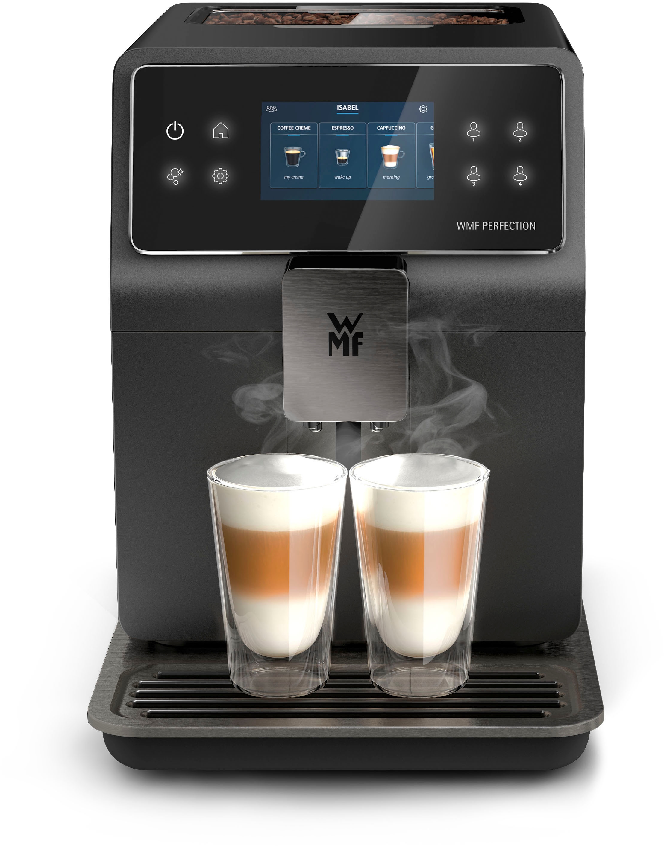 WMF Kaffeevollautomat »Perfection 740 CP820810«, intuitive Benutzeroberfläche, perfekter Milchschaum, selbstreinigend