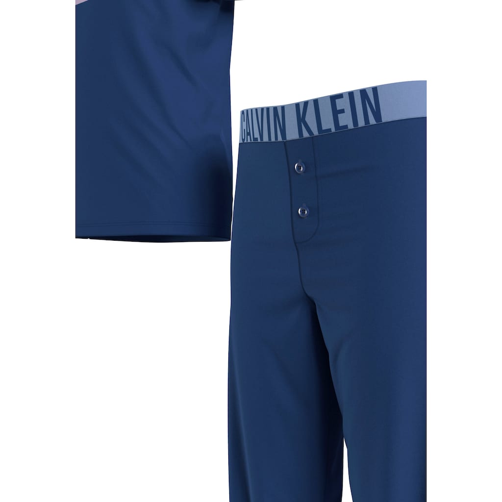 Calvin Klein Underwear Pyjama »KNIT PJ SET (SS+PANT)«, (2 tlg.)