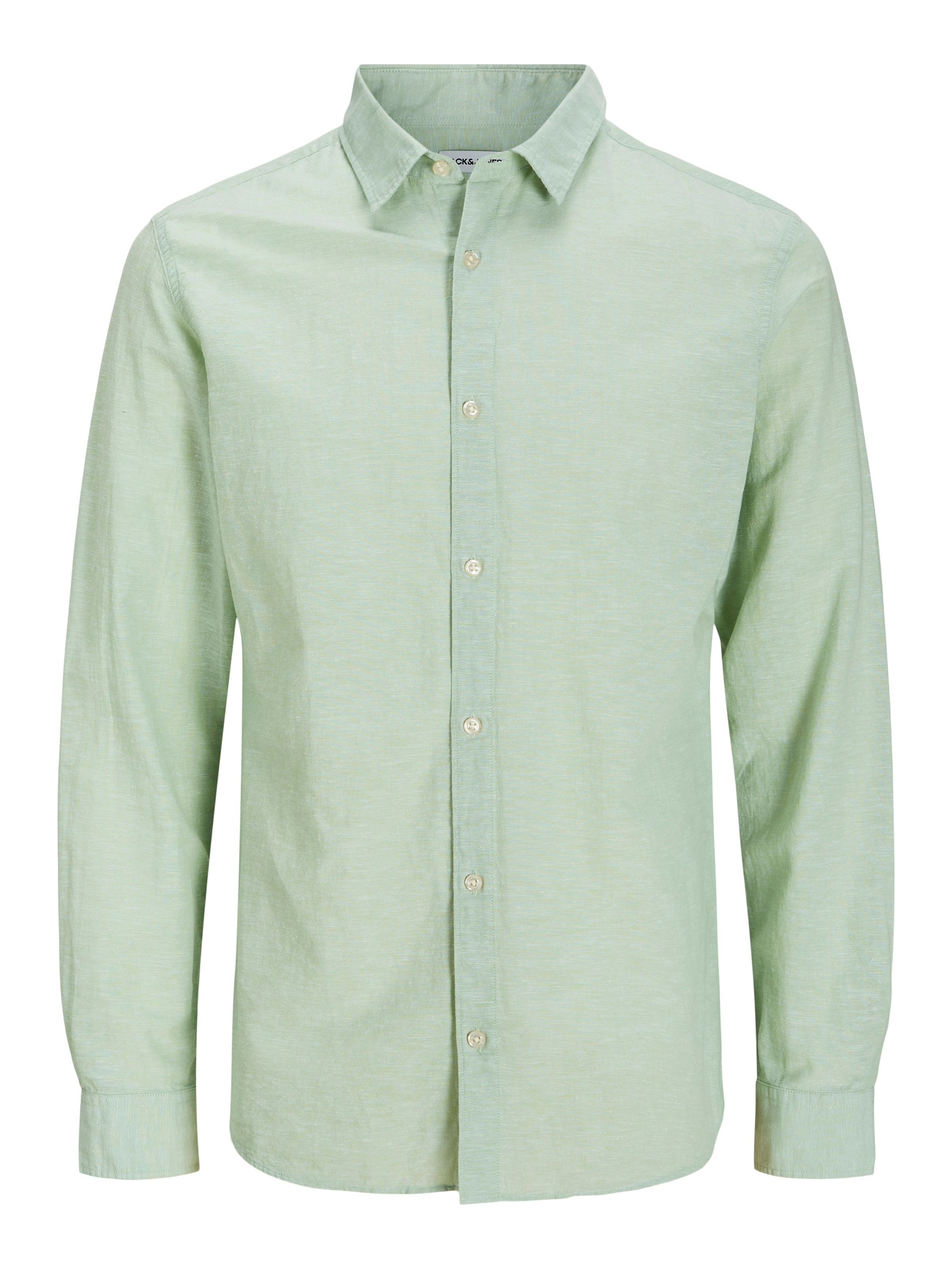 Jack & Jones Langarmhemd »JJEBREEZE SHIRT LS SN«, mit Hemdkragen