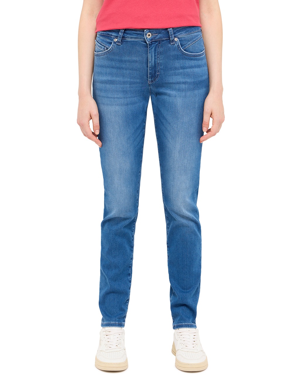 Mustang Damen Slim-fit-Jeans »Damen Style Crosby Relaxed Slim«, Größe 27