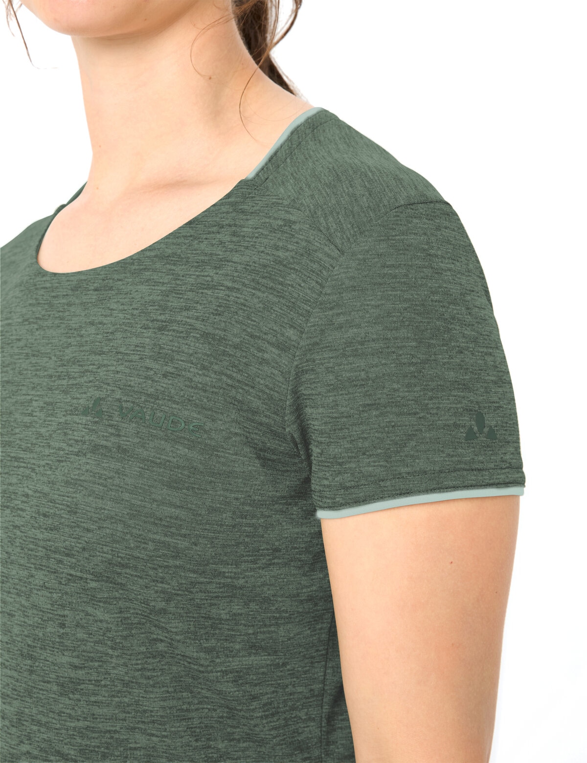 VAUDE Funktionsshirt »WOMEN'S ESSENTIAL T-SHIRT« Slim fit Passform, Kurzarm, für Trekking und Wandern